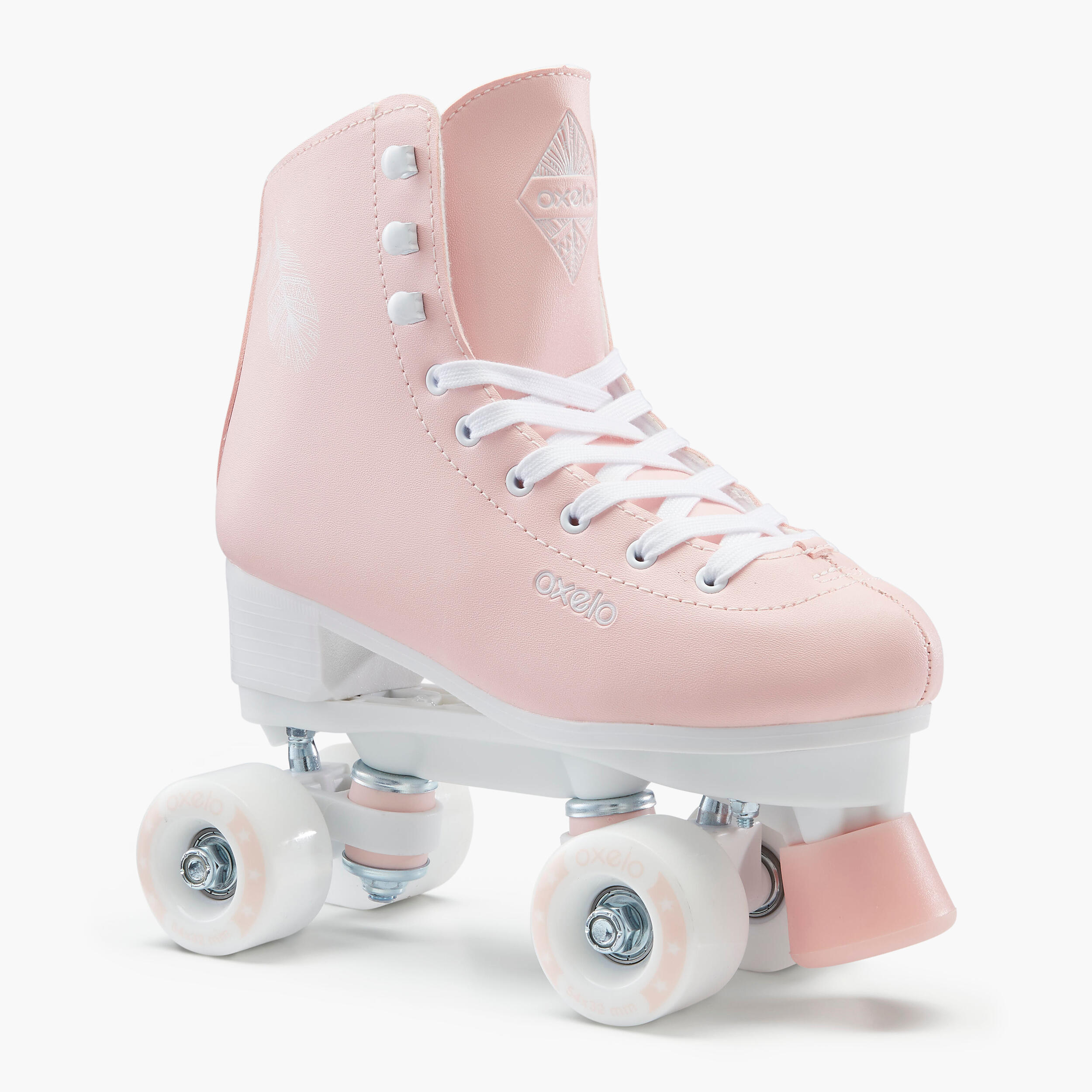 Oxelo Rollschuhe Rollerblades Kunstlauf Quad 100 kleine Größen rosa