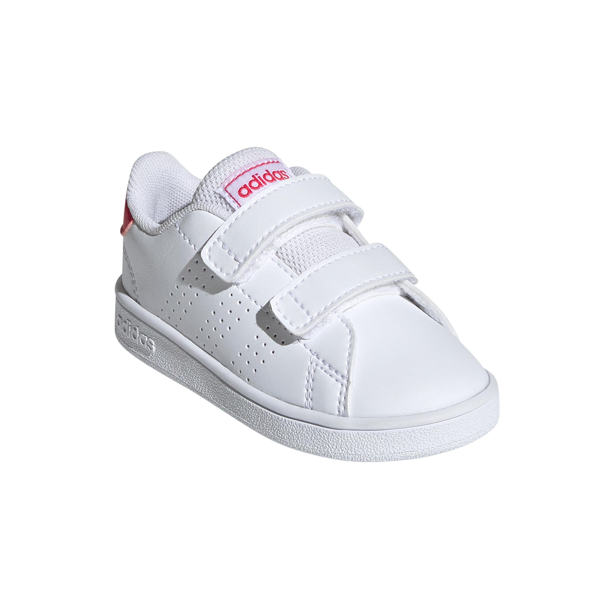 Adidas Turnschuhe Advantage weiss/rosa