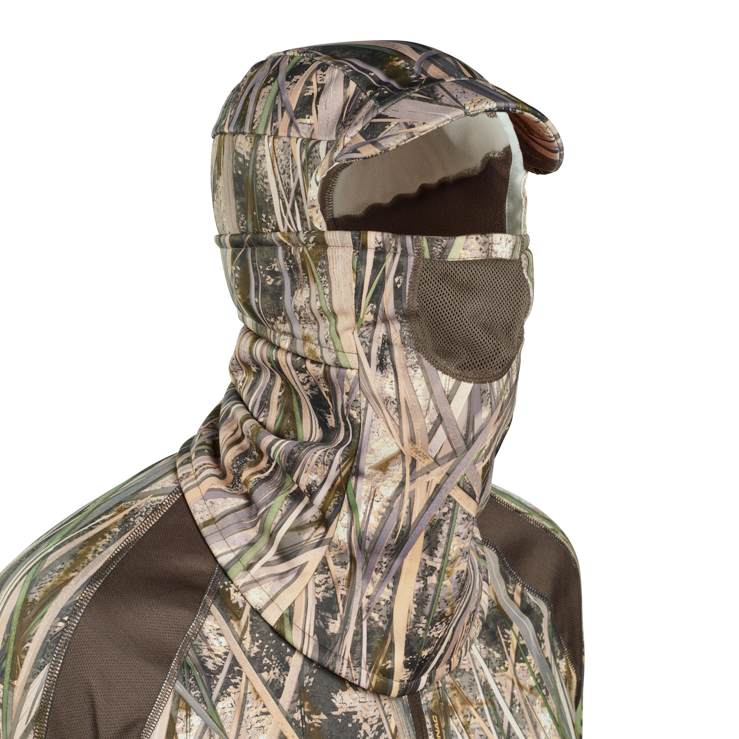 Solognac Jagd-Sturmhaube warm 500 Camouflage Schilf