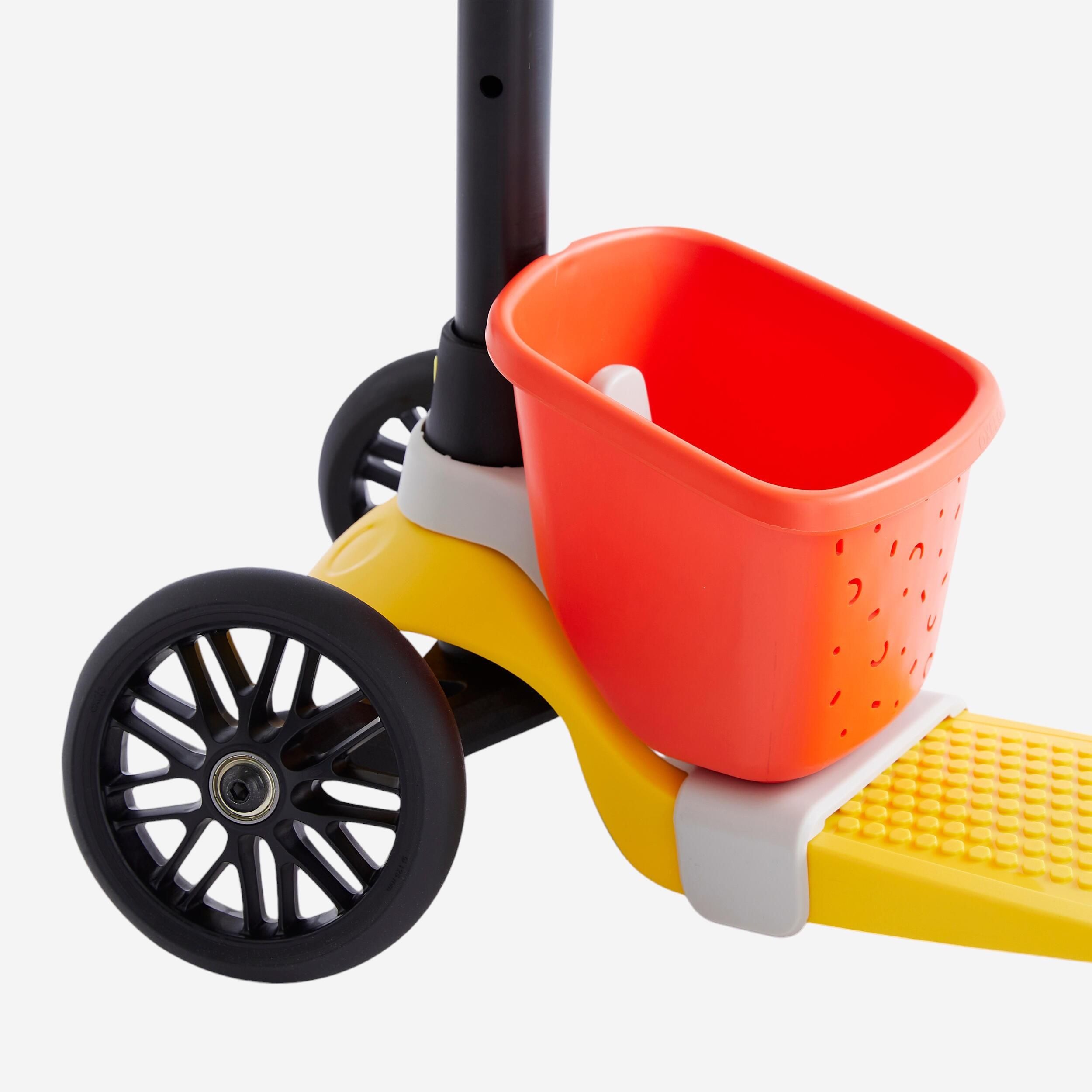 Oxelo Korb für Scooter Cherry Kinder tomatenrot