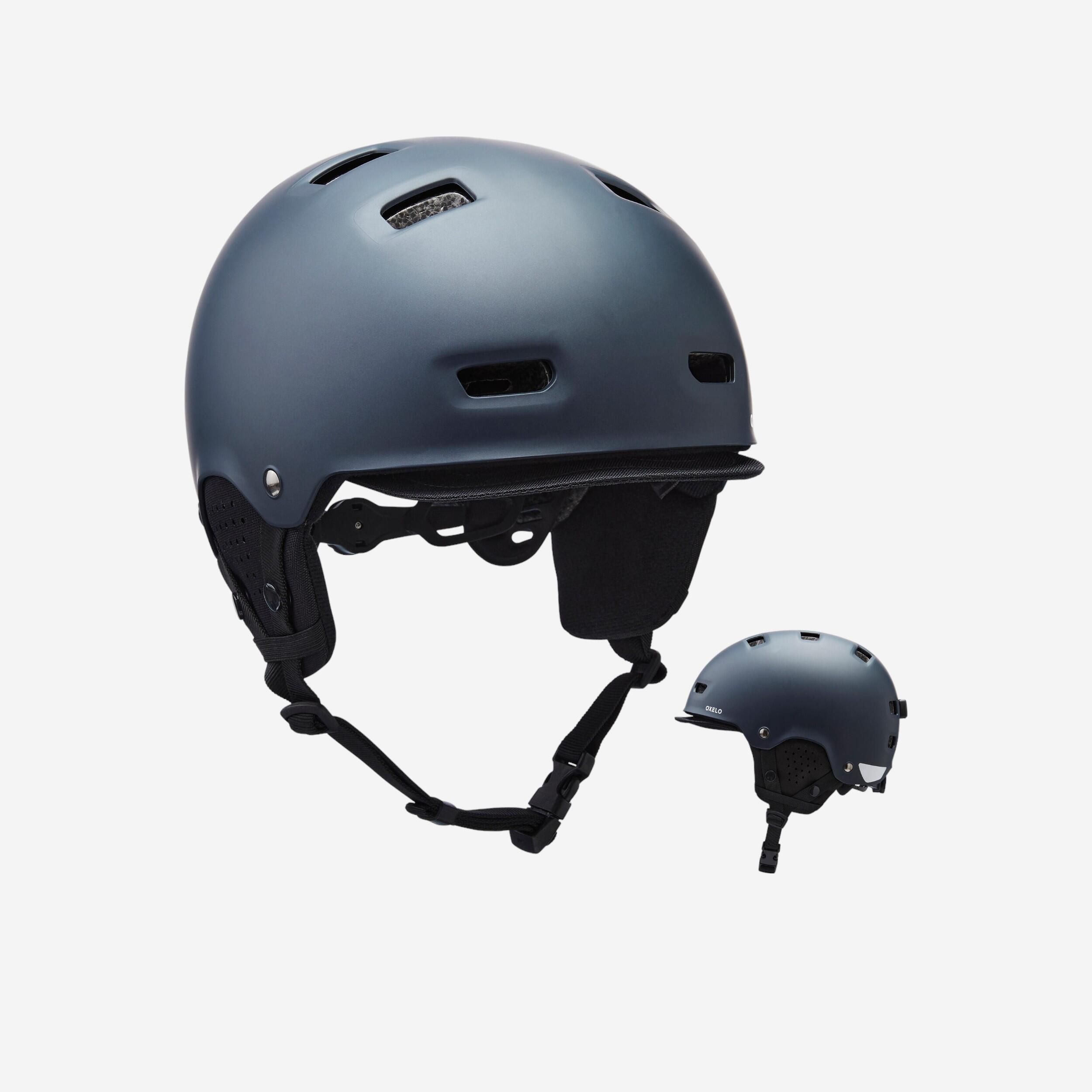 Oxelo Bowl-Helm 500 Scooter Erwachsene Größe M