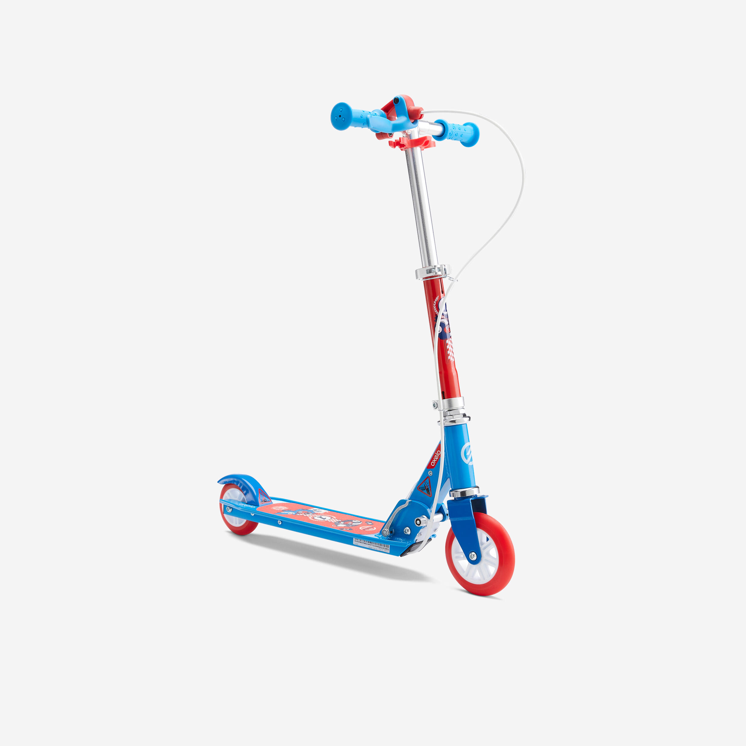 Oxelo Kinderroller Scooter Play 5 Lenkbremse lila