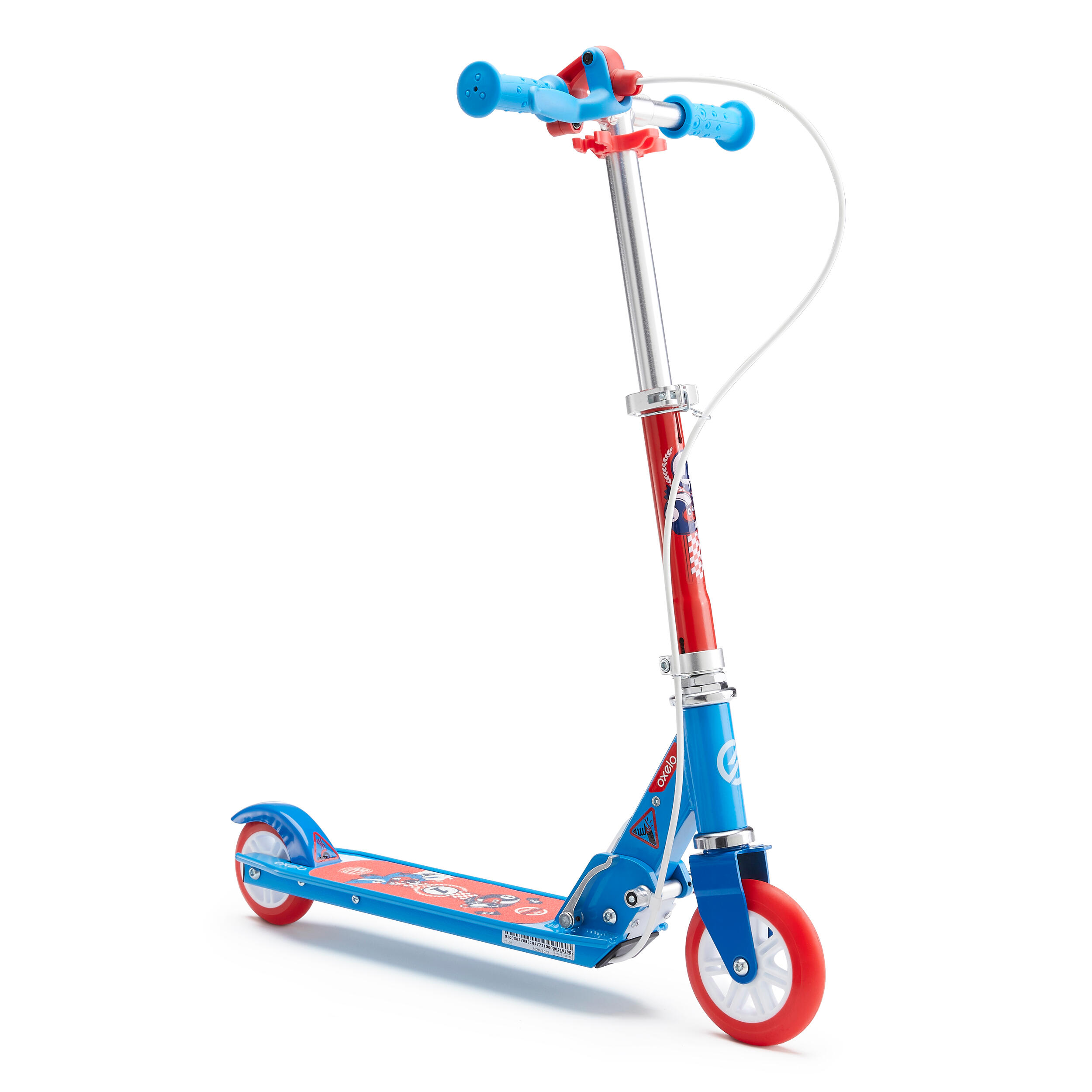 Oxelo Kinderroller Scooter Play 5 Lenkbremse lila