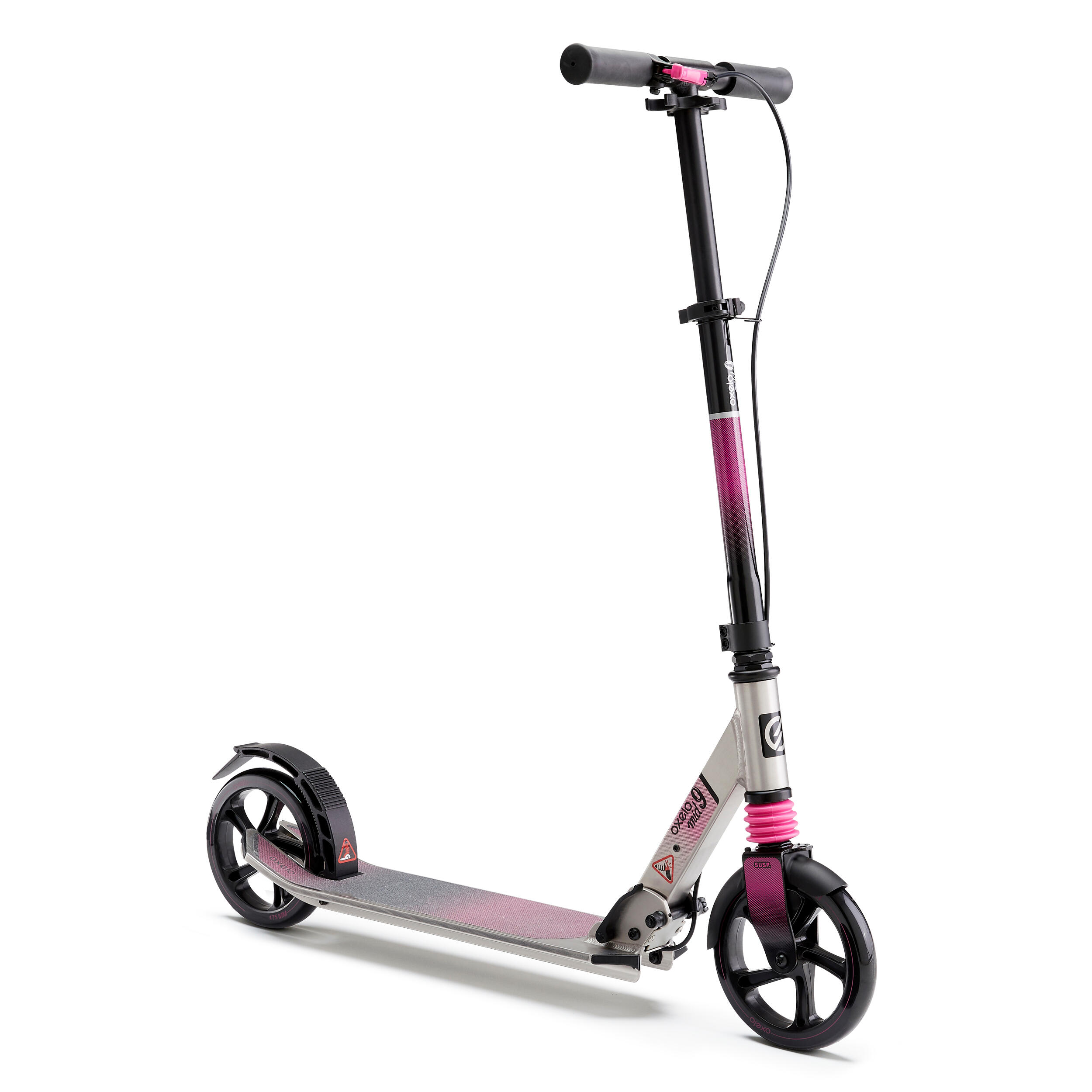 Oxelo City-Roller Scooter Mid 9 rosa