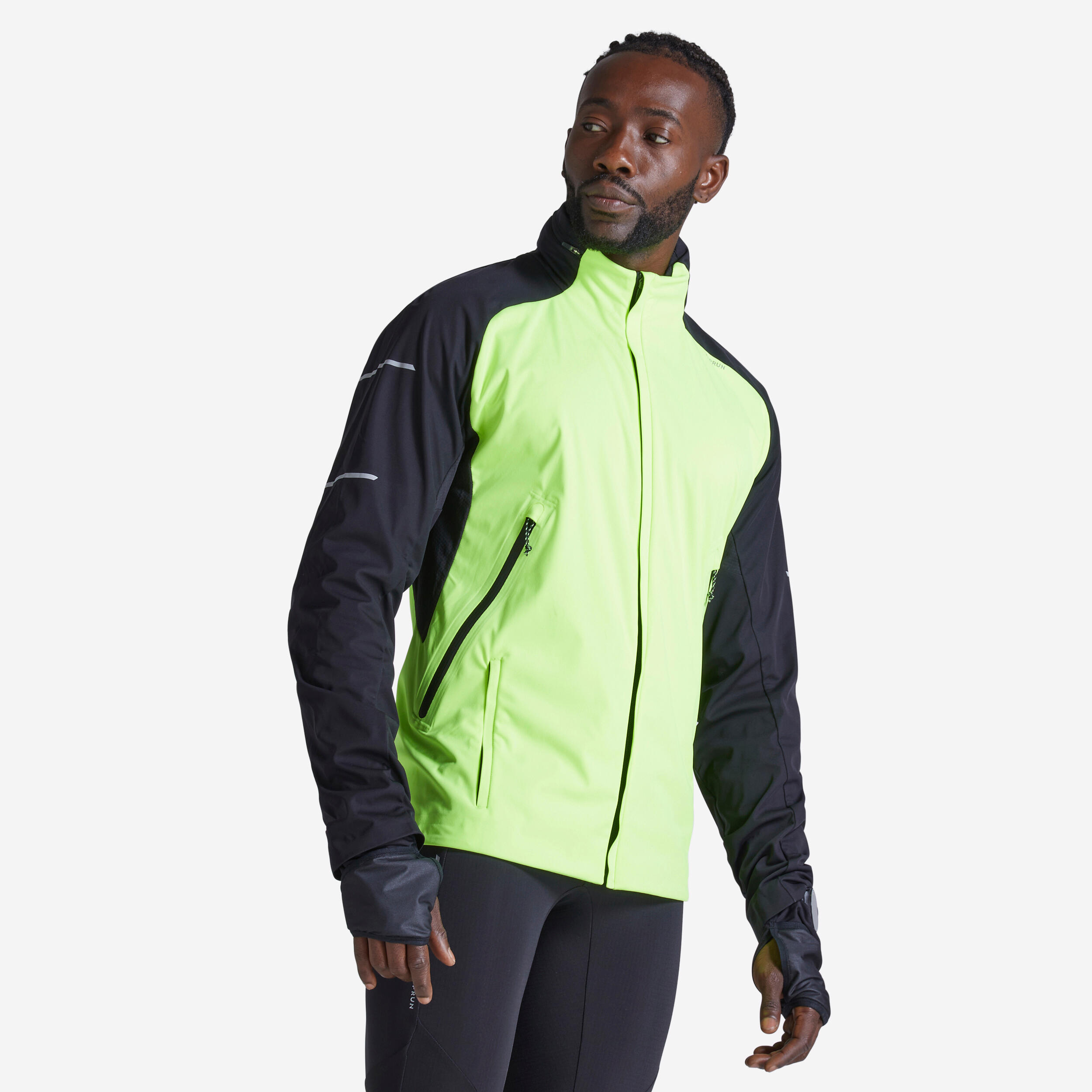 Kiprun Laufjacke Winter Kiprun wasserabweisend winddicht warm regul Herren gelb