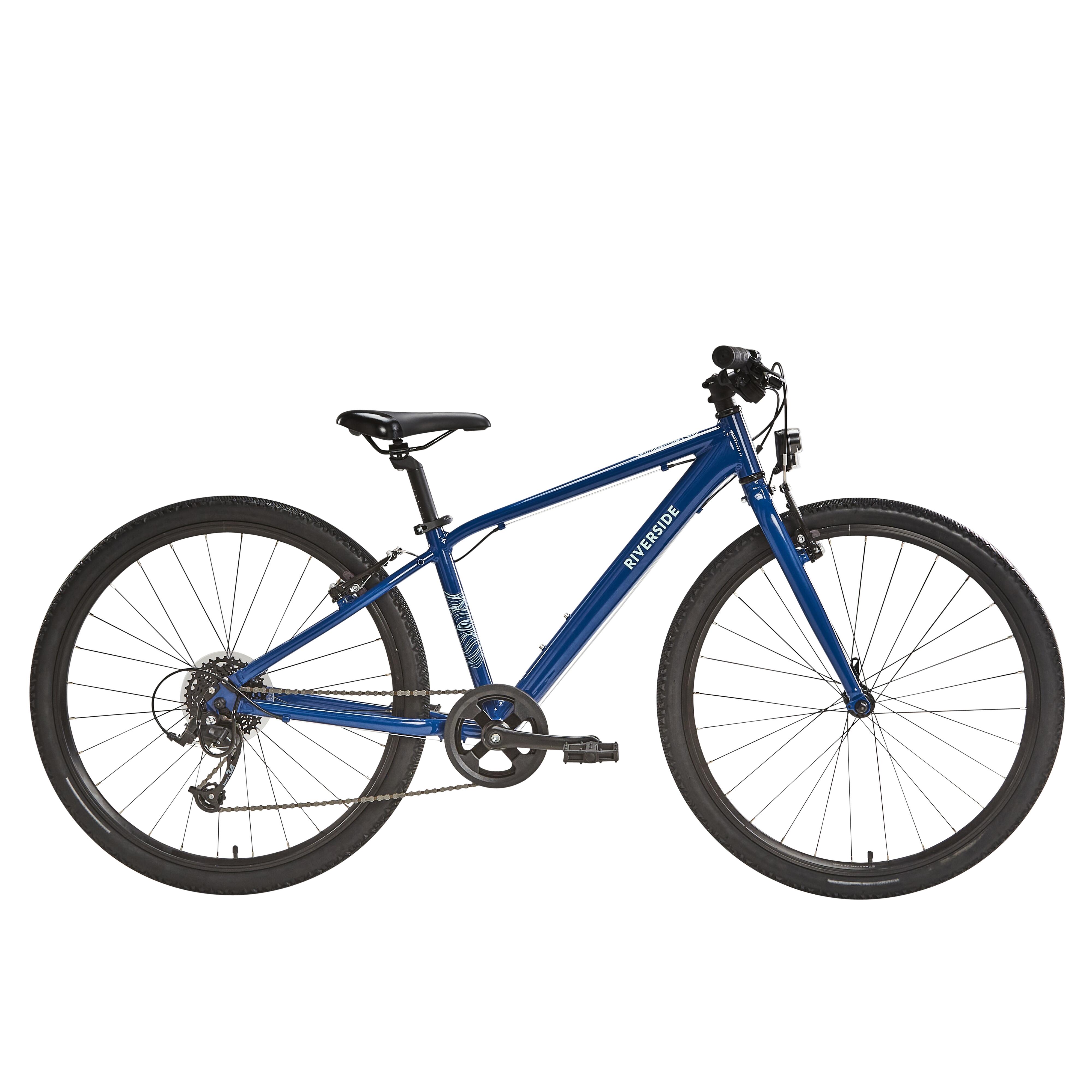 Btwin Kinderfahrrad Trekkingrad 26 Zoll Riverside 900 blau