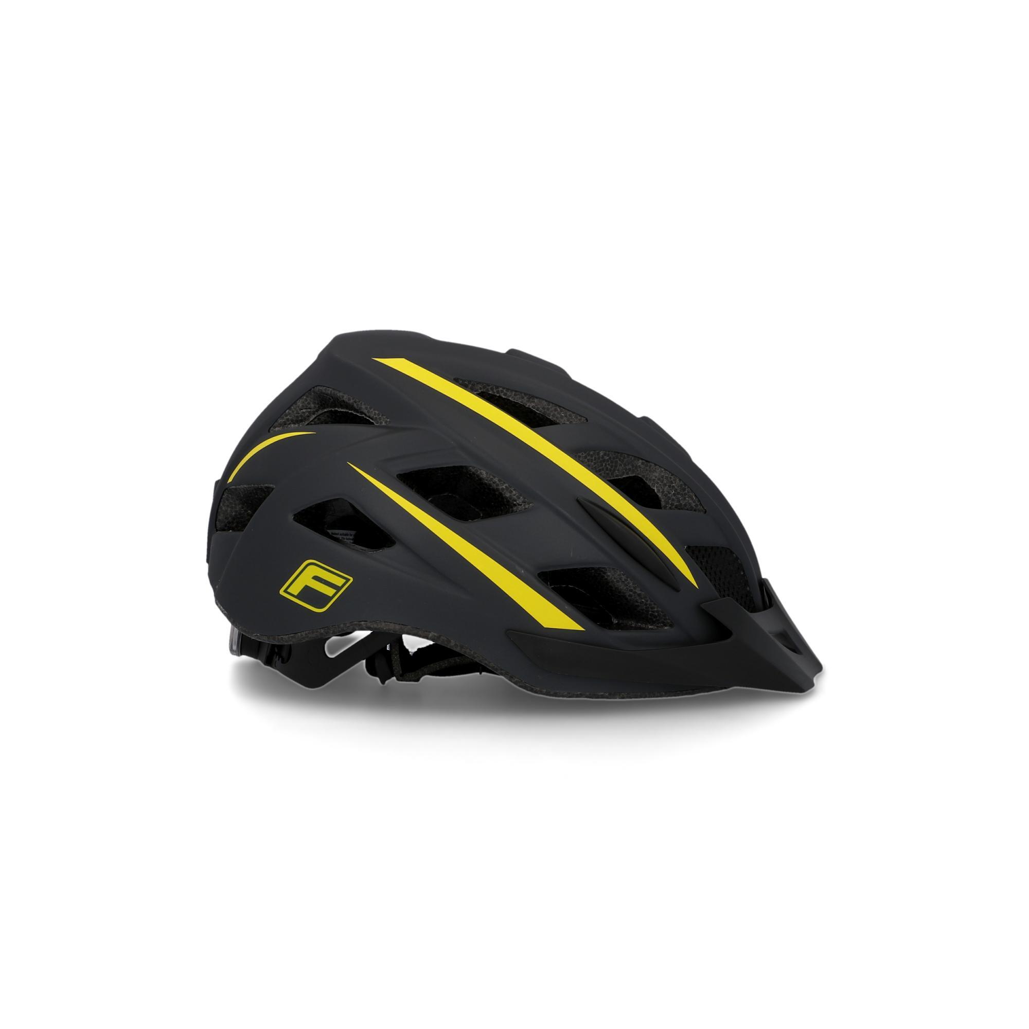 No Brand Fahrradhelm City Fischer Montis schwarz/gelb