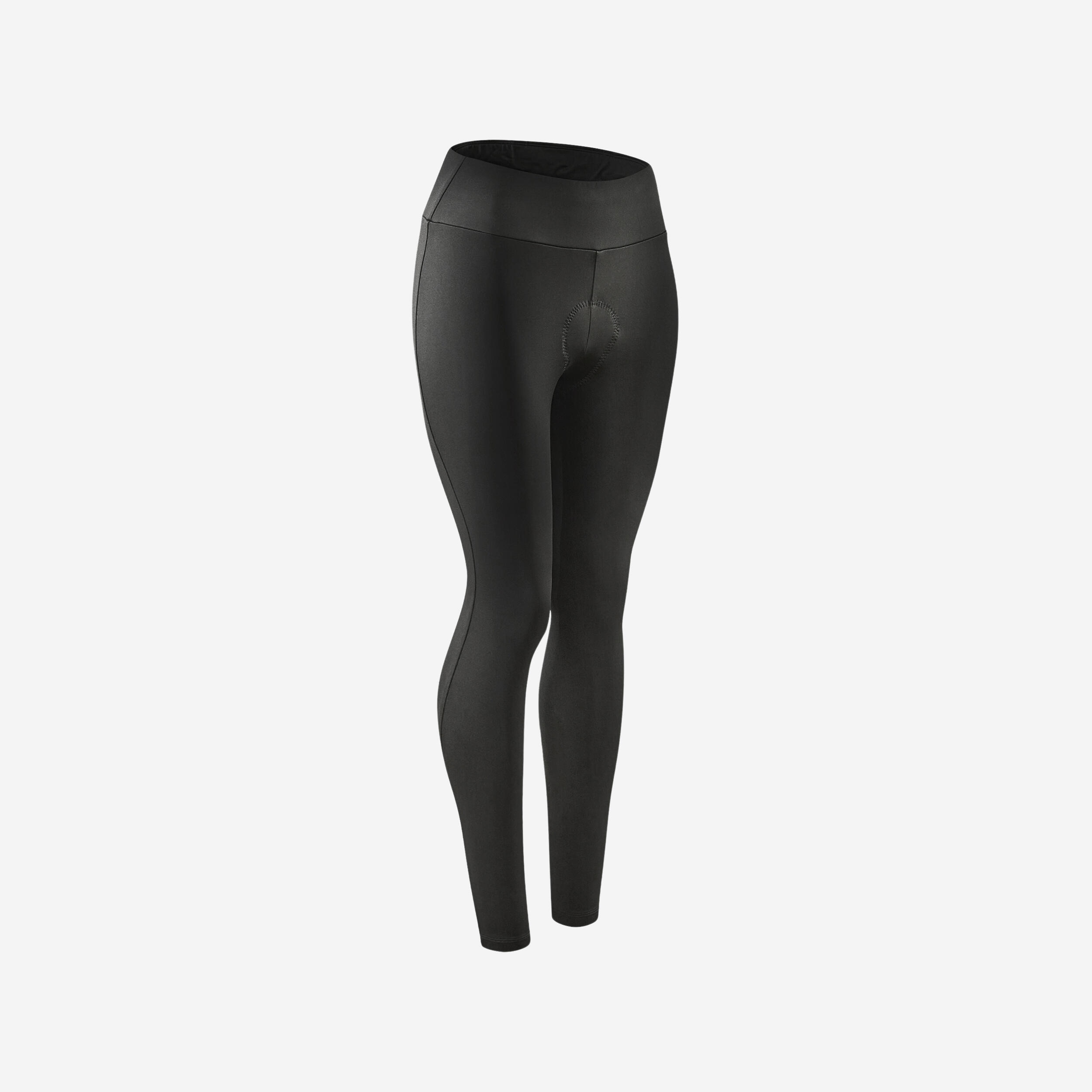Van Rysel Radhose lang Rennrad 100 Damen schwarz