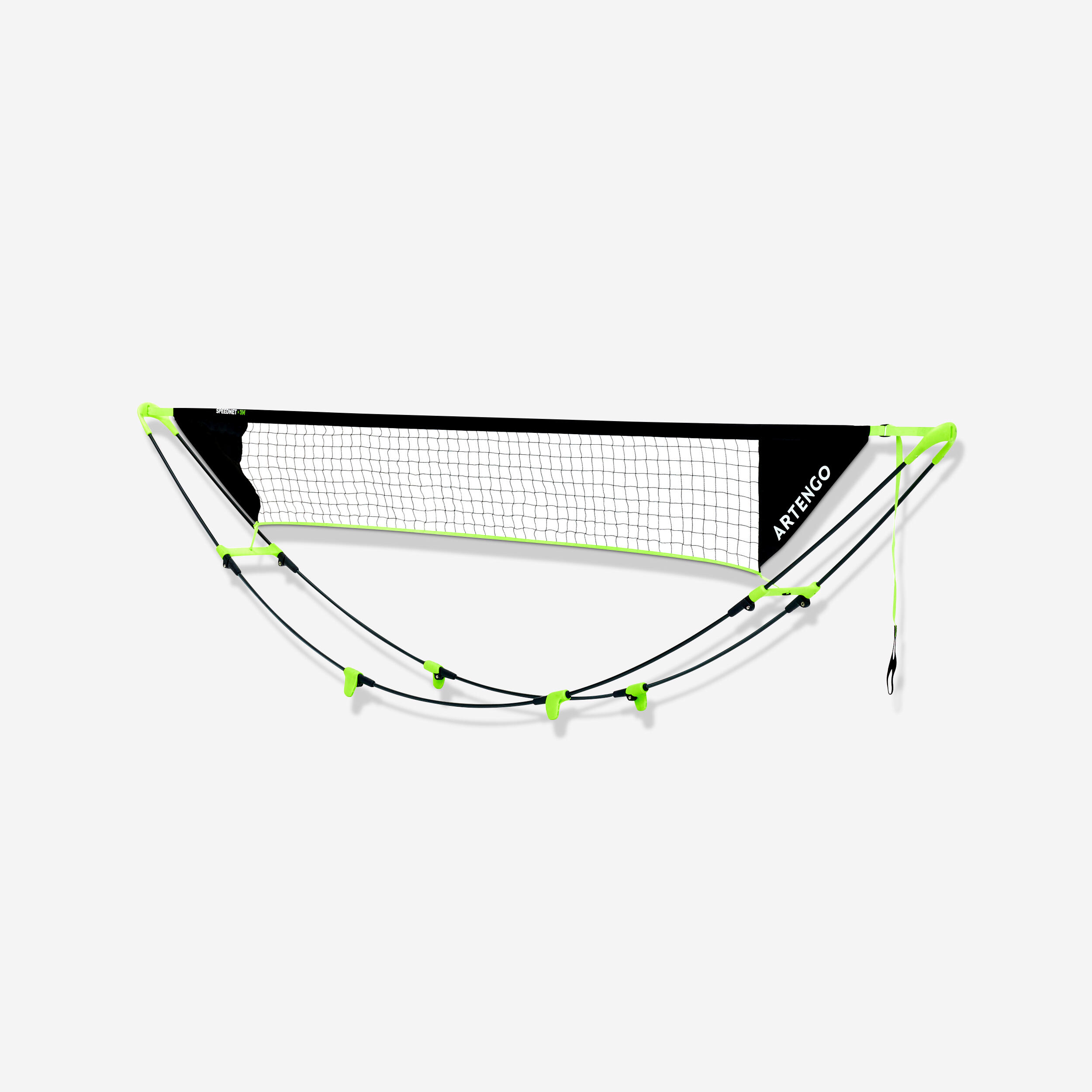 Artengo Tennisnetz Speed 3 Meter höhenverstellbar faltbar
