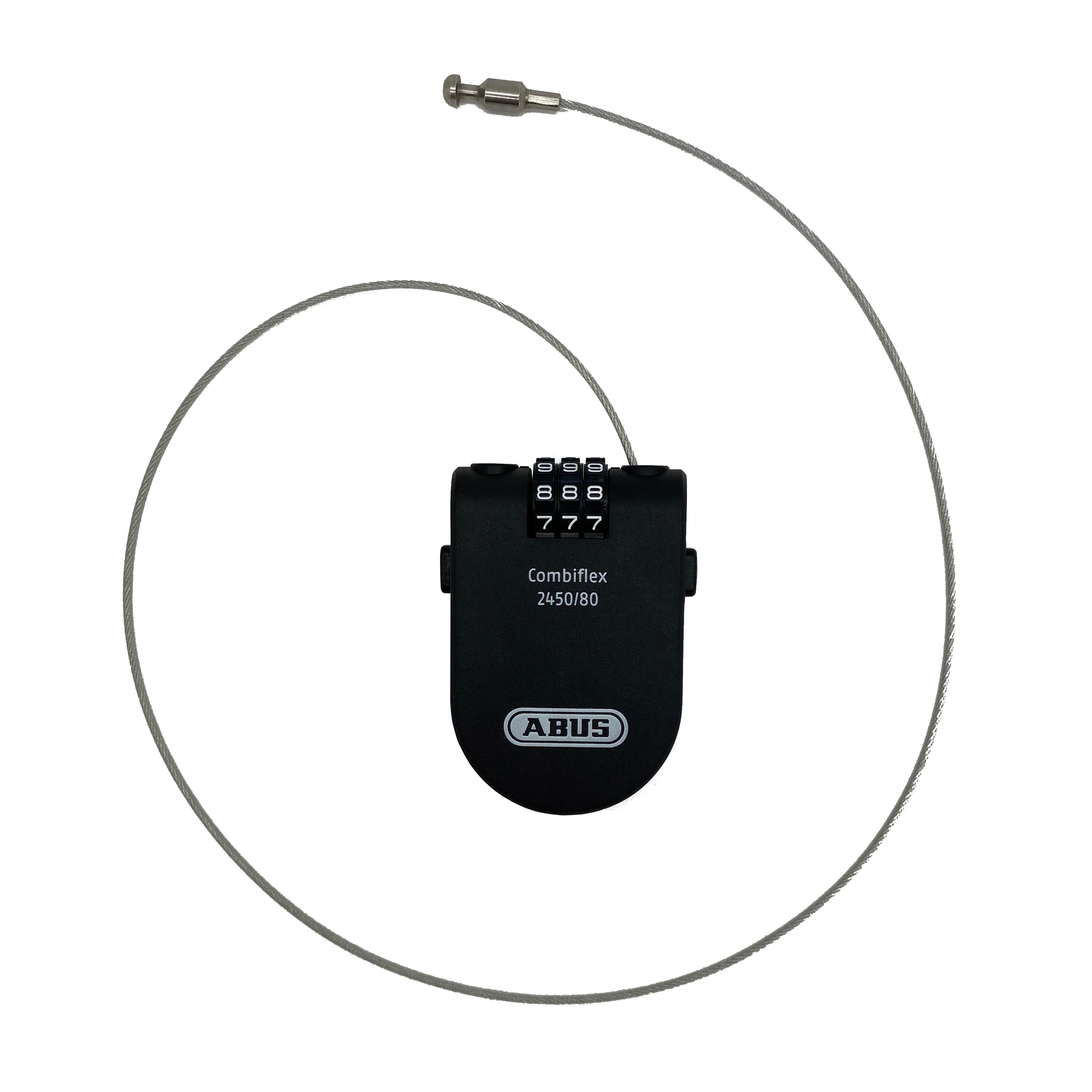 Abus Fahrradschloss Kabelschloss Abus Combiflex 2450 80 cm