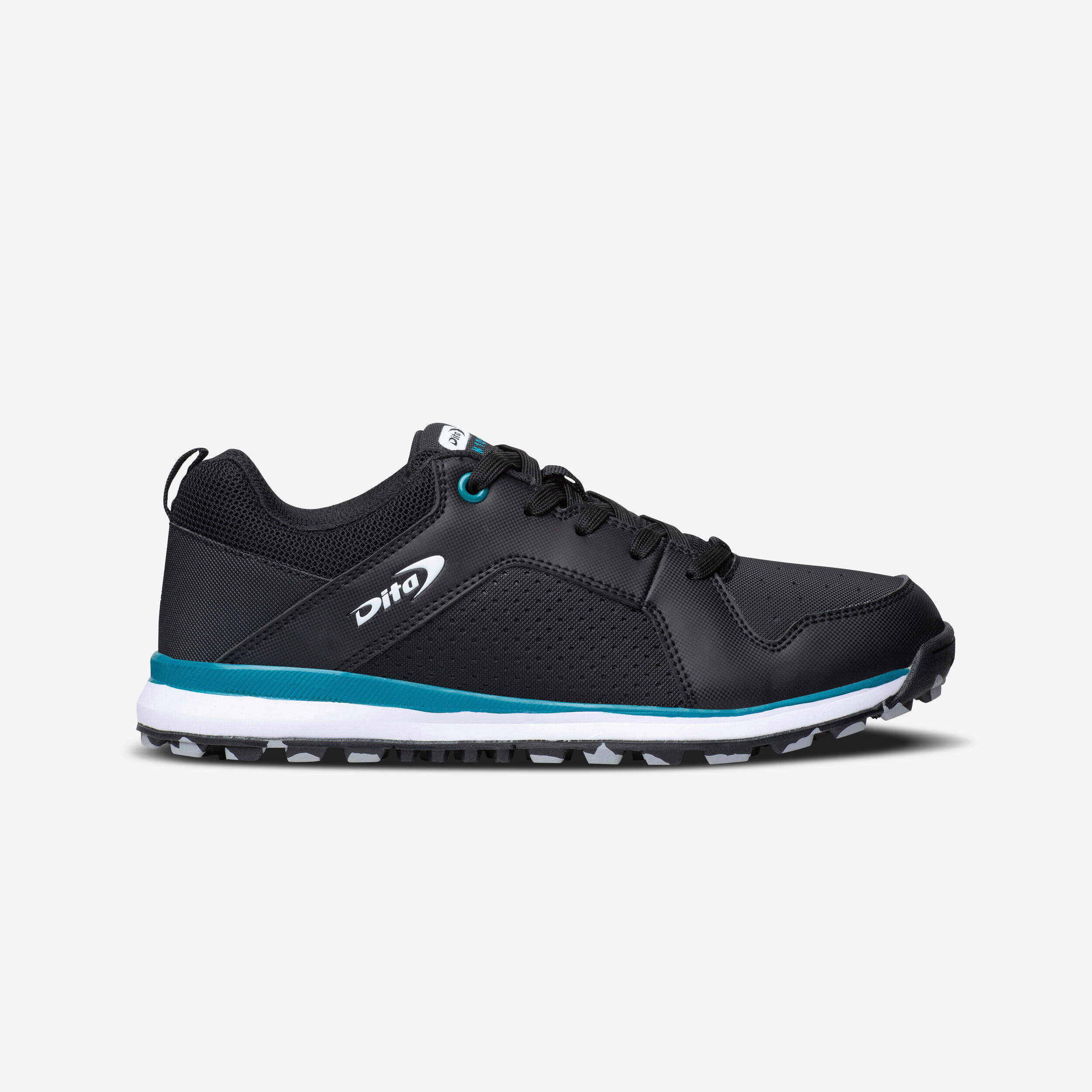 Dita Feldhockeyschuhe DT100 Erwachsene schwarz
