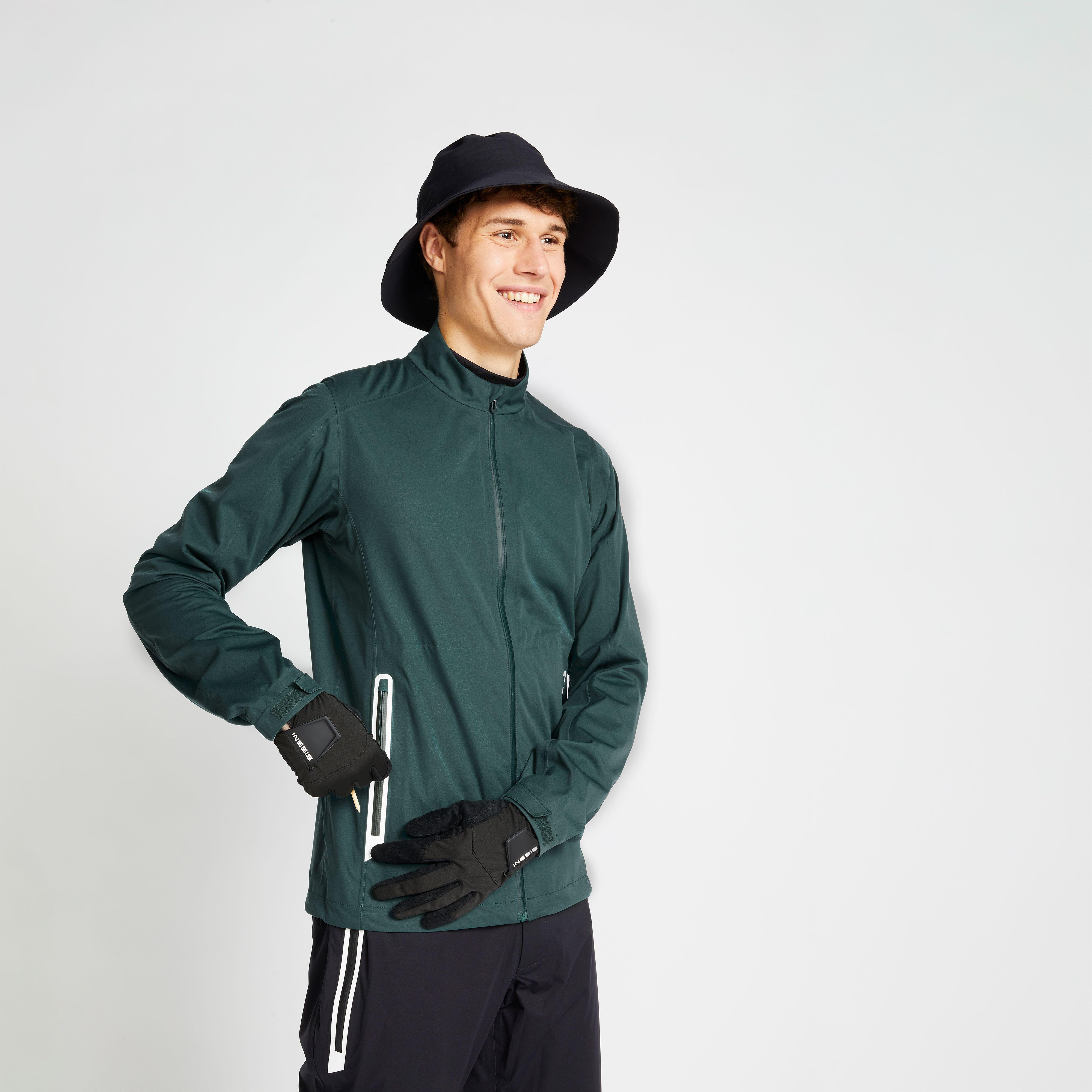 Inesis Golf Regenjacke wasserdicht RW500 Herren schwarz