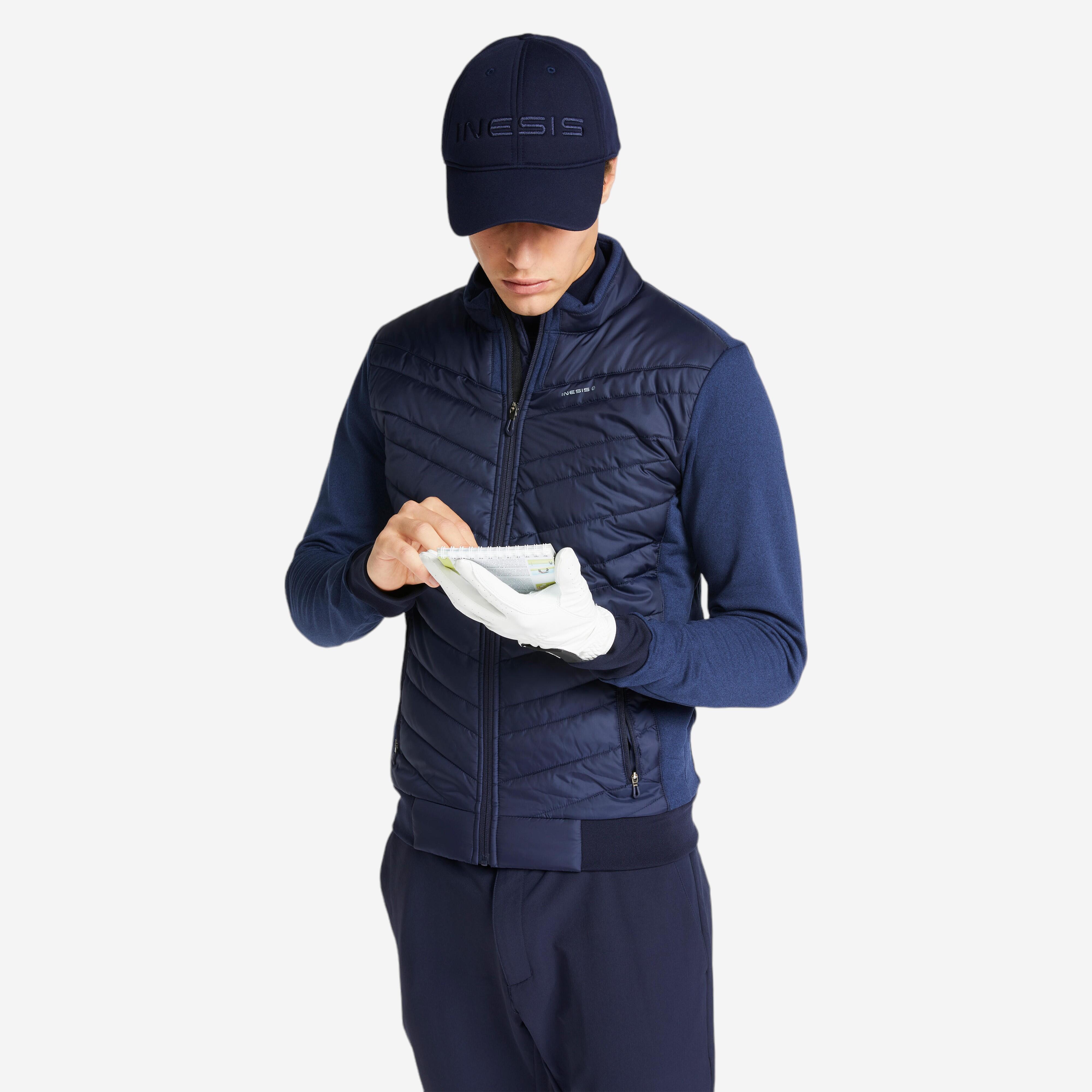 Inesis Golf Steppjacke warm CW500 Herren marineblau