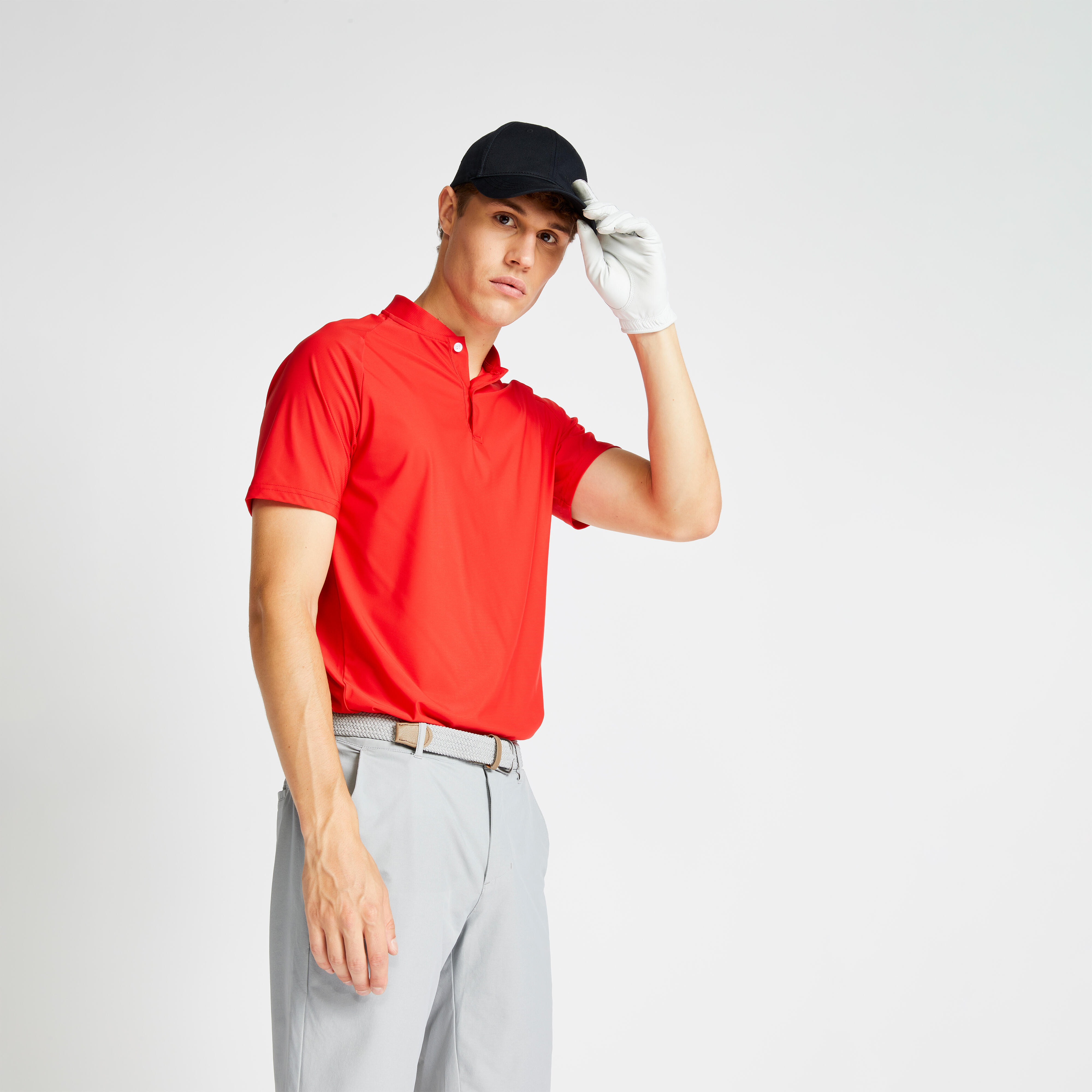 Inesis Golf Poloshirt kurzarm WW900 Herren rot