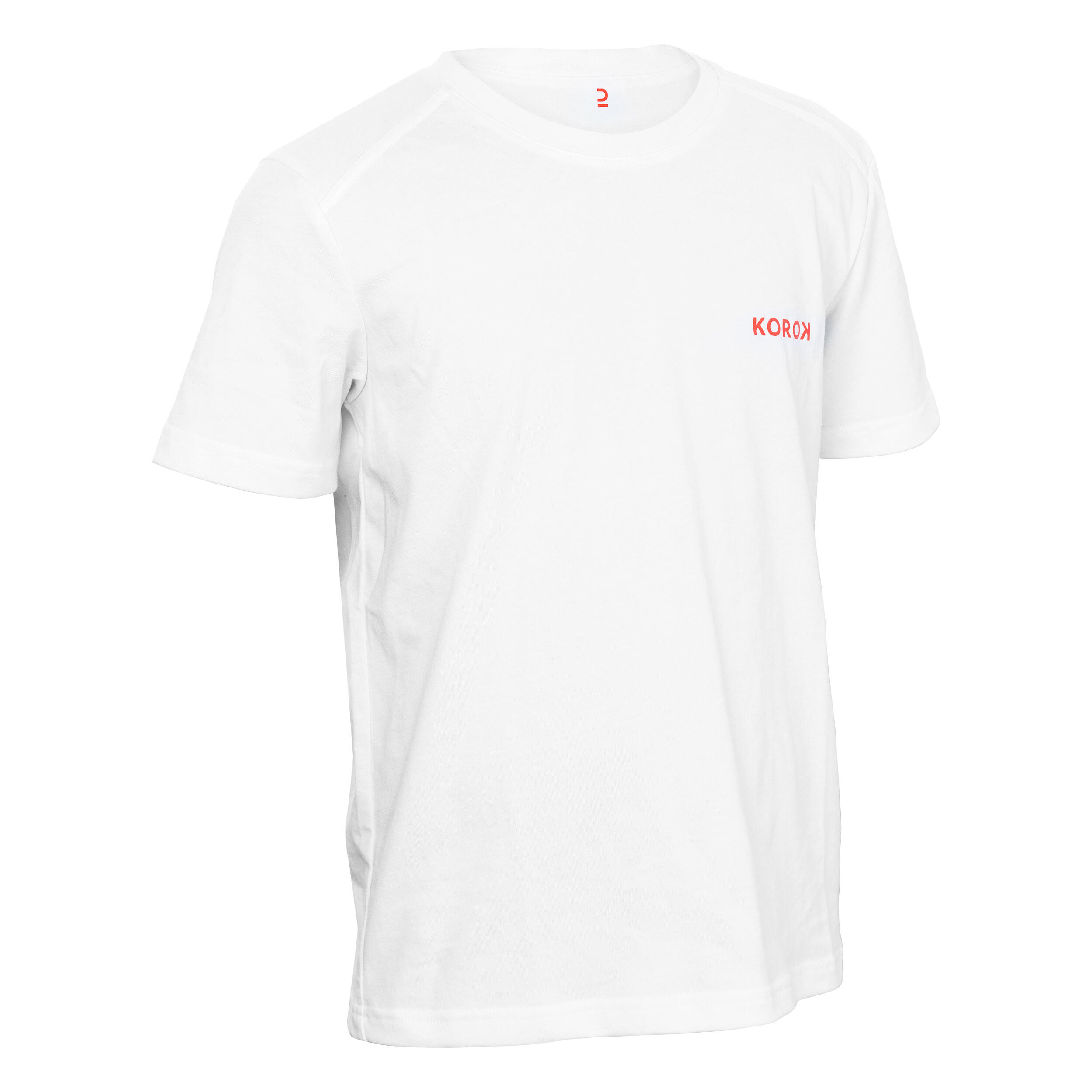 Korok T-Shirt Feldhockey FH110 Kinder Jungen schwarz/rot