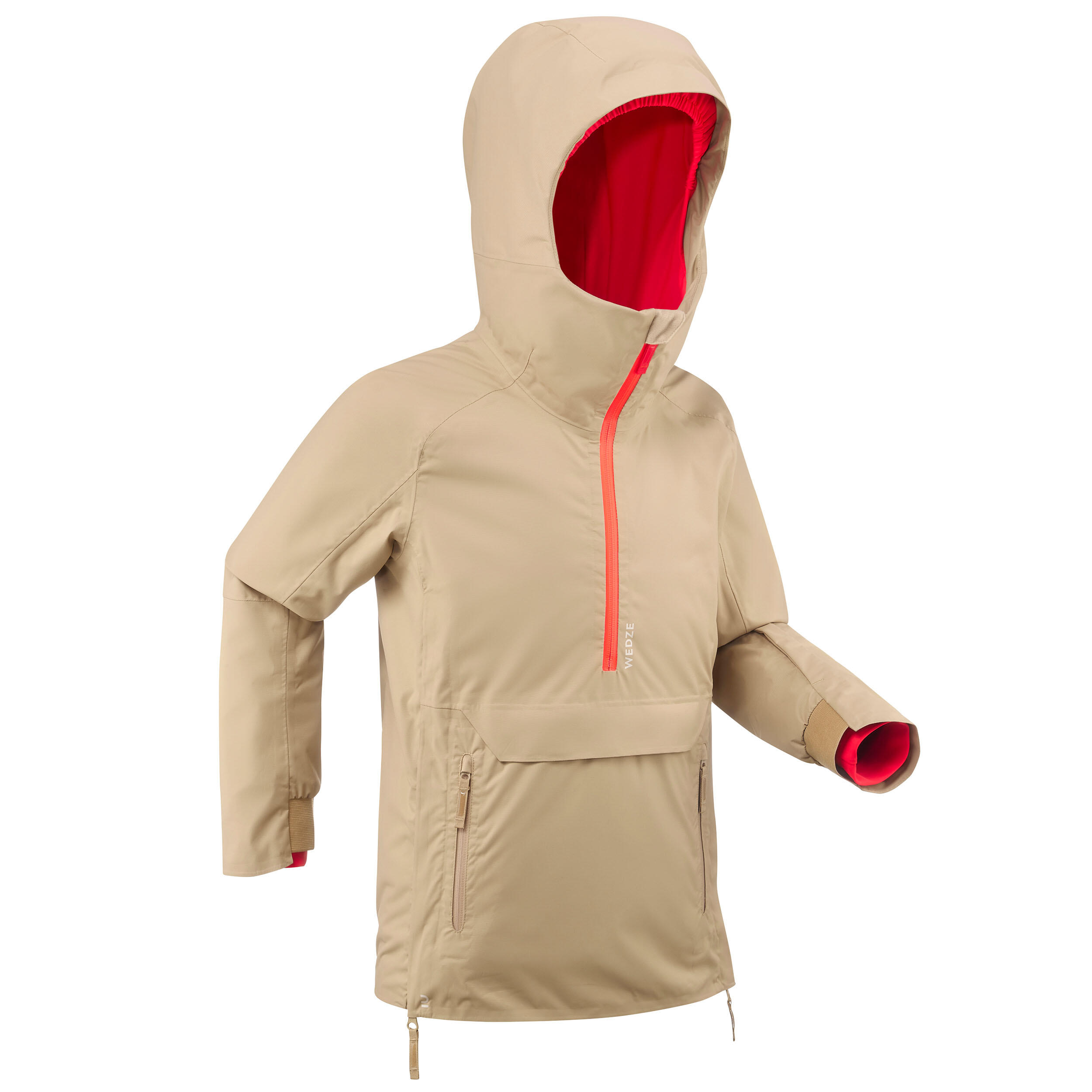 Wedze Skijacke - FR500 Kinder beige