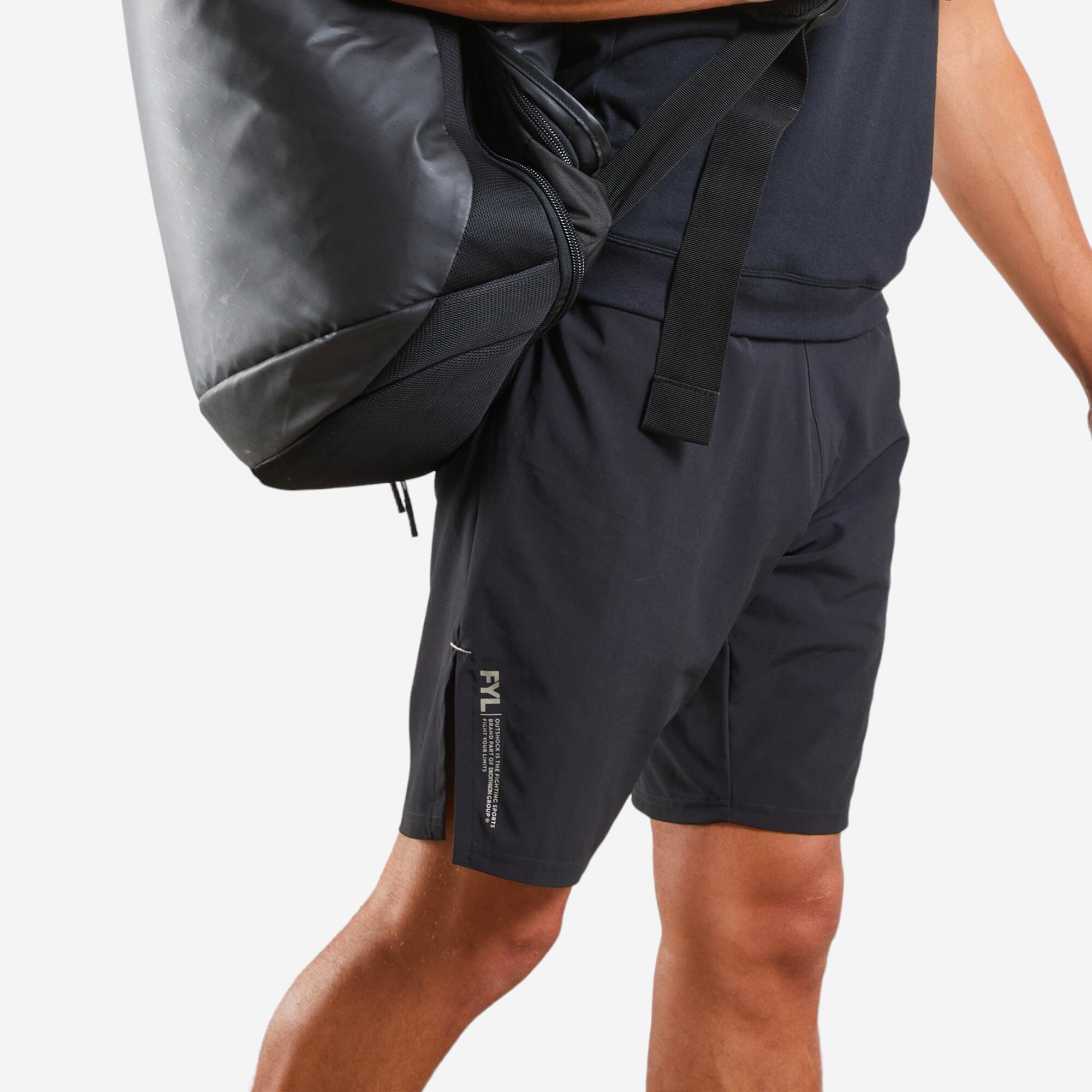 Outshock Shorts Kickboxen 500 Training und Wettkampf schwarz