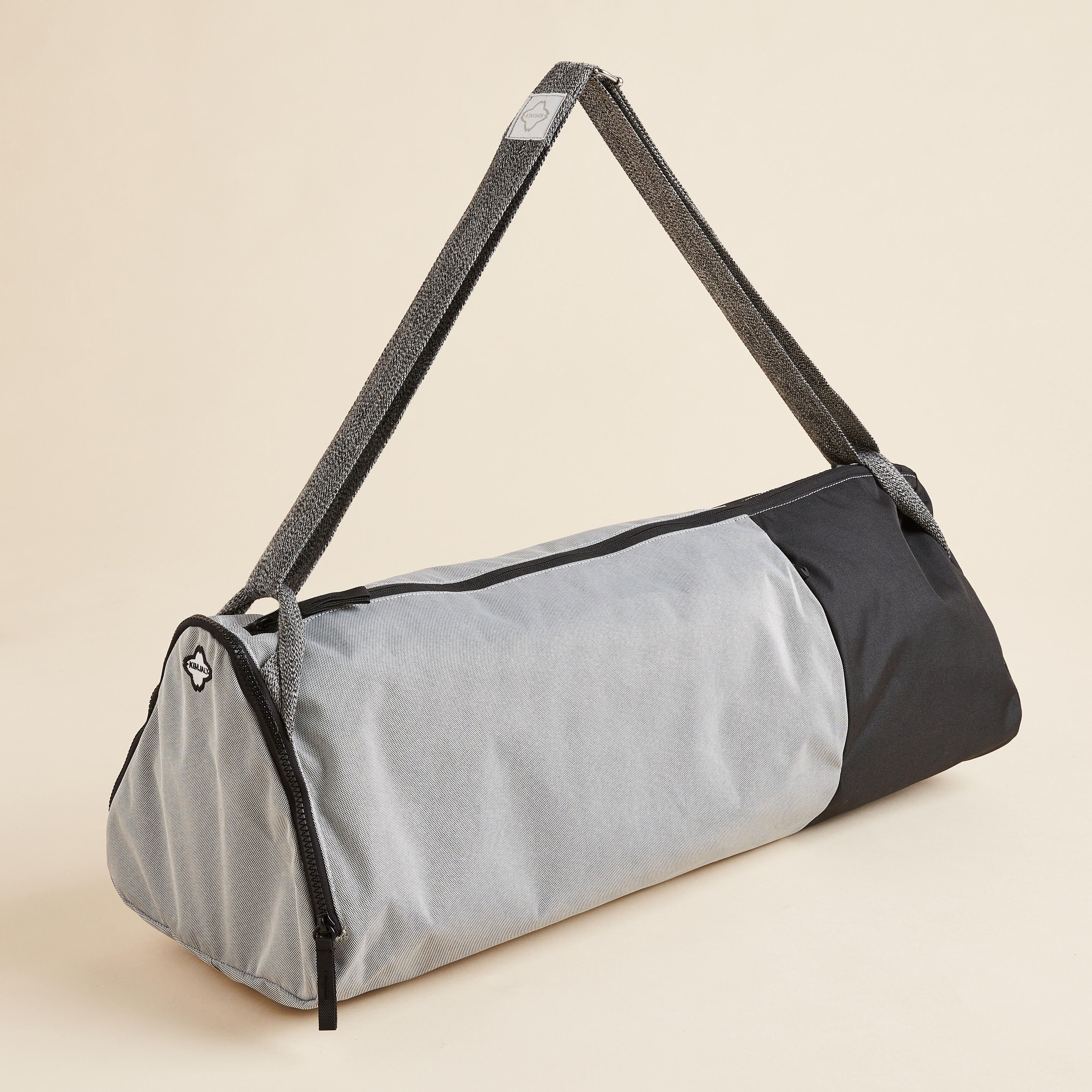 Kimjaly Tragetasche Yogamatte Urban 30 Liter 3 Fächer abnehmbarer Gurt grau