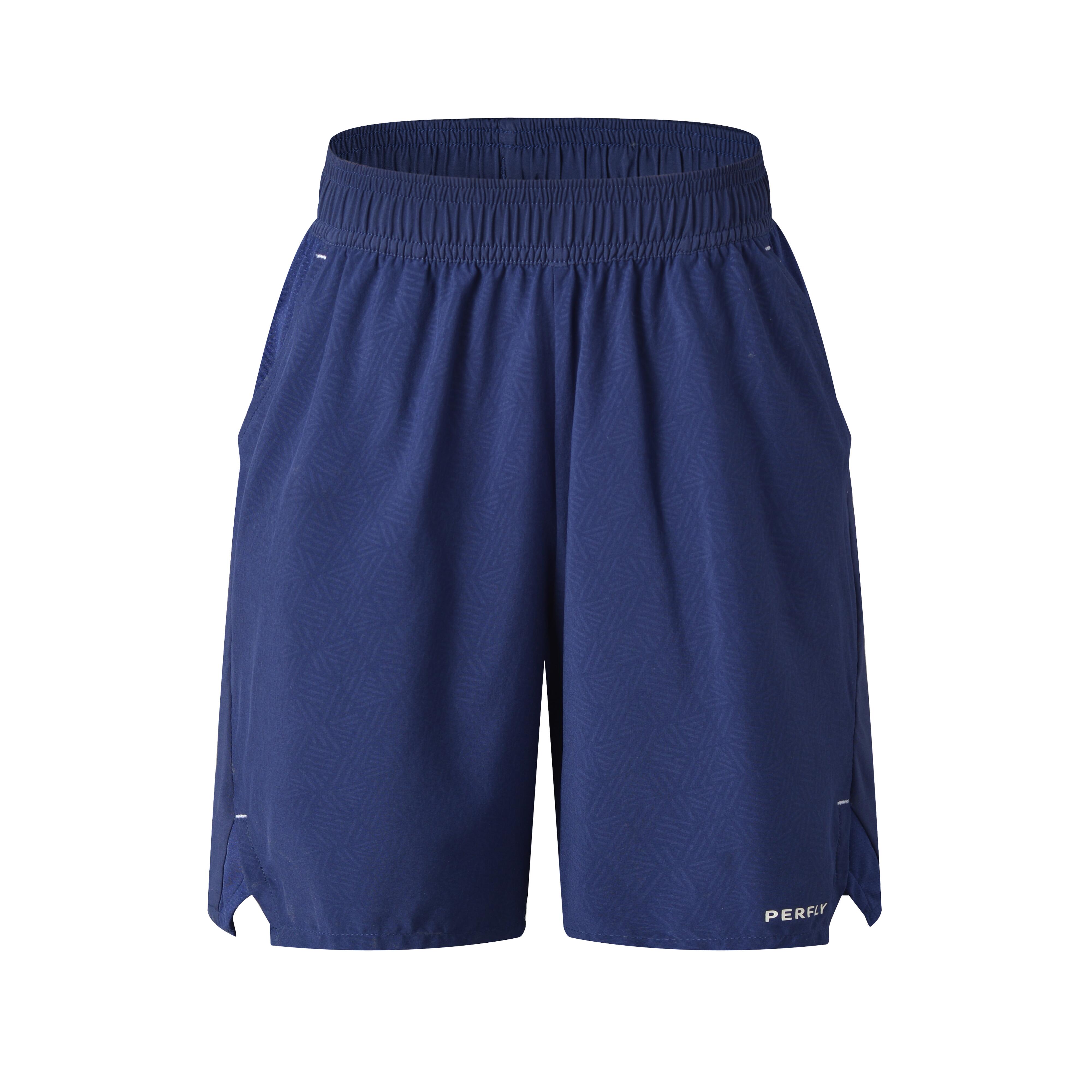 Perfly Badmintonshorts Kinder 560 marineblau