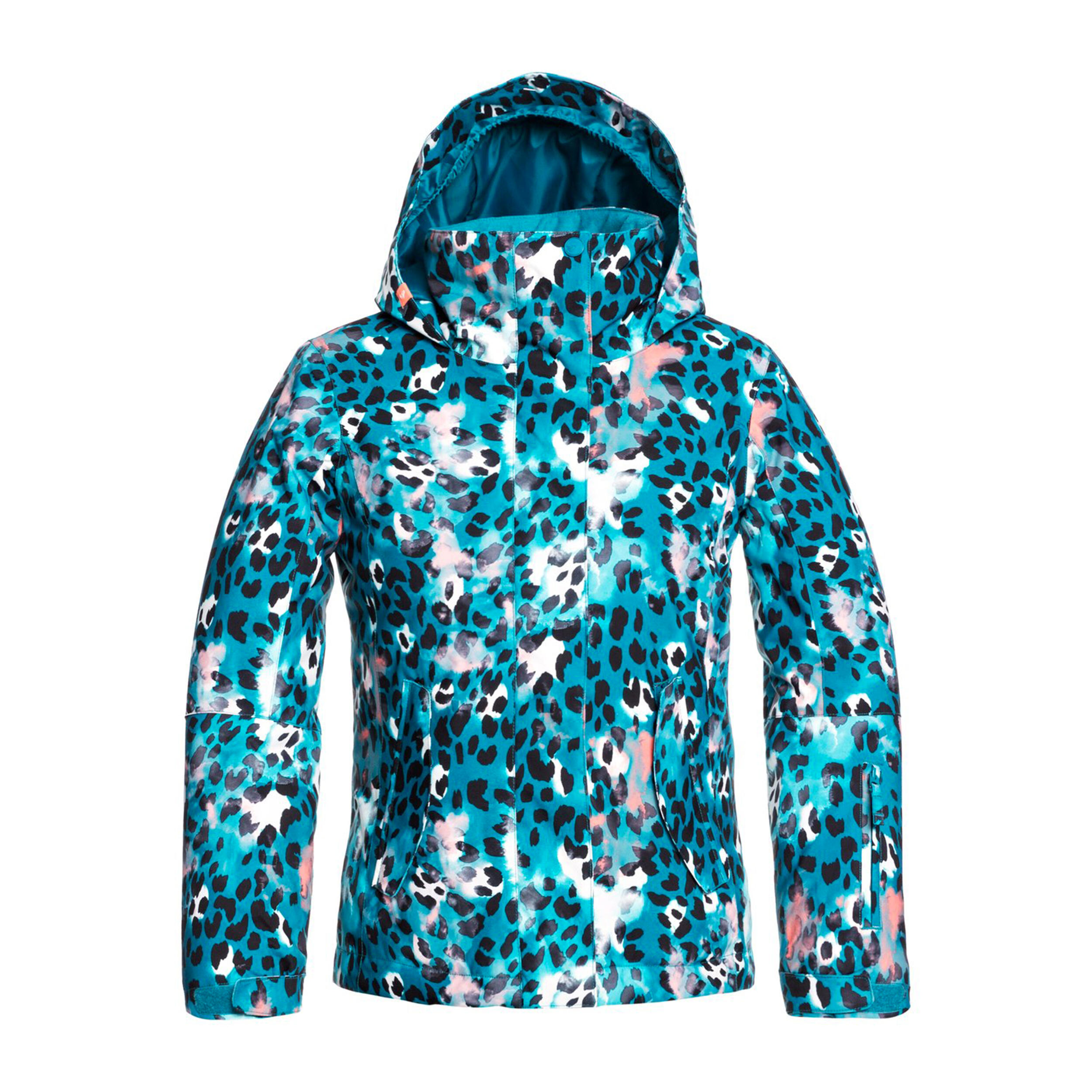 Roxy SNOWBOARDJACKE SKIJACKE JETTY GIRL OCEAN DEPTHS LEOPOLD Kinder