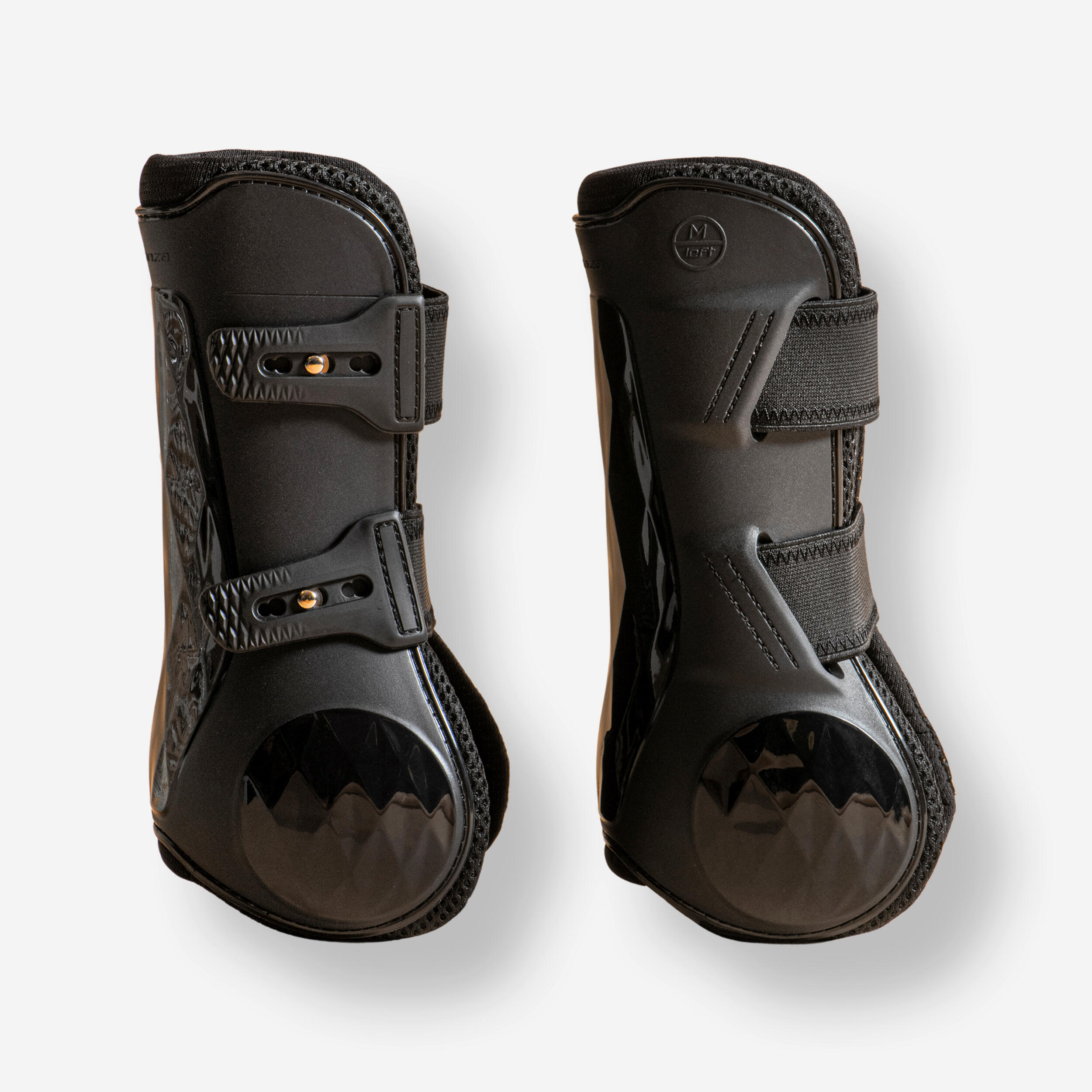 Fouganza Gamaschen offen 560 Mesh Pferd schwarz