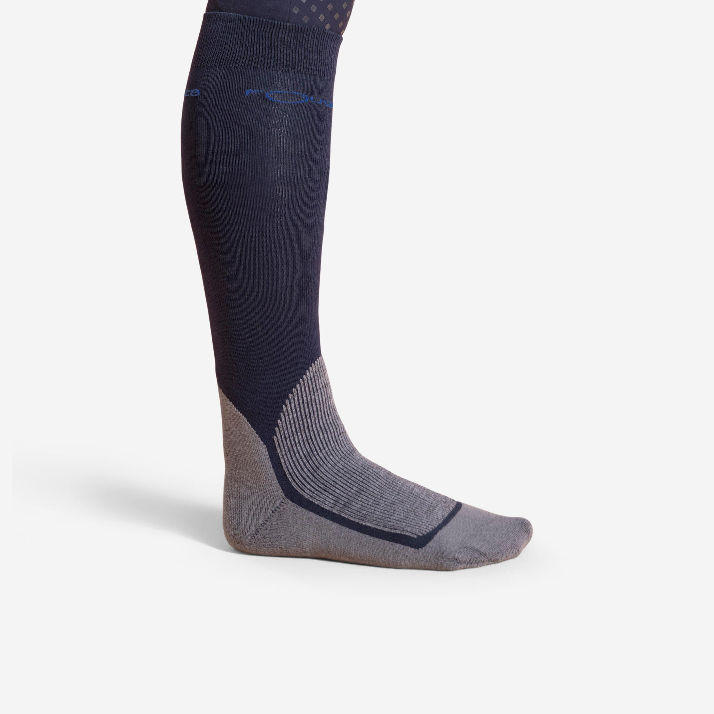 Fouganza Reitsocken 700 Erwachsene schwarz