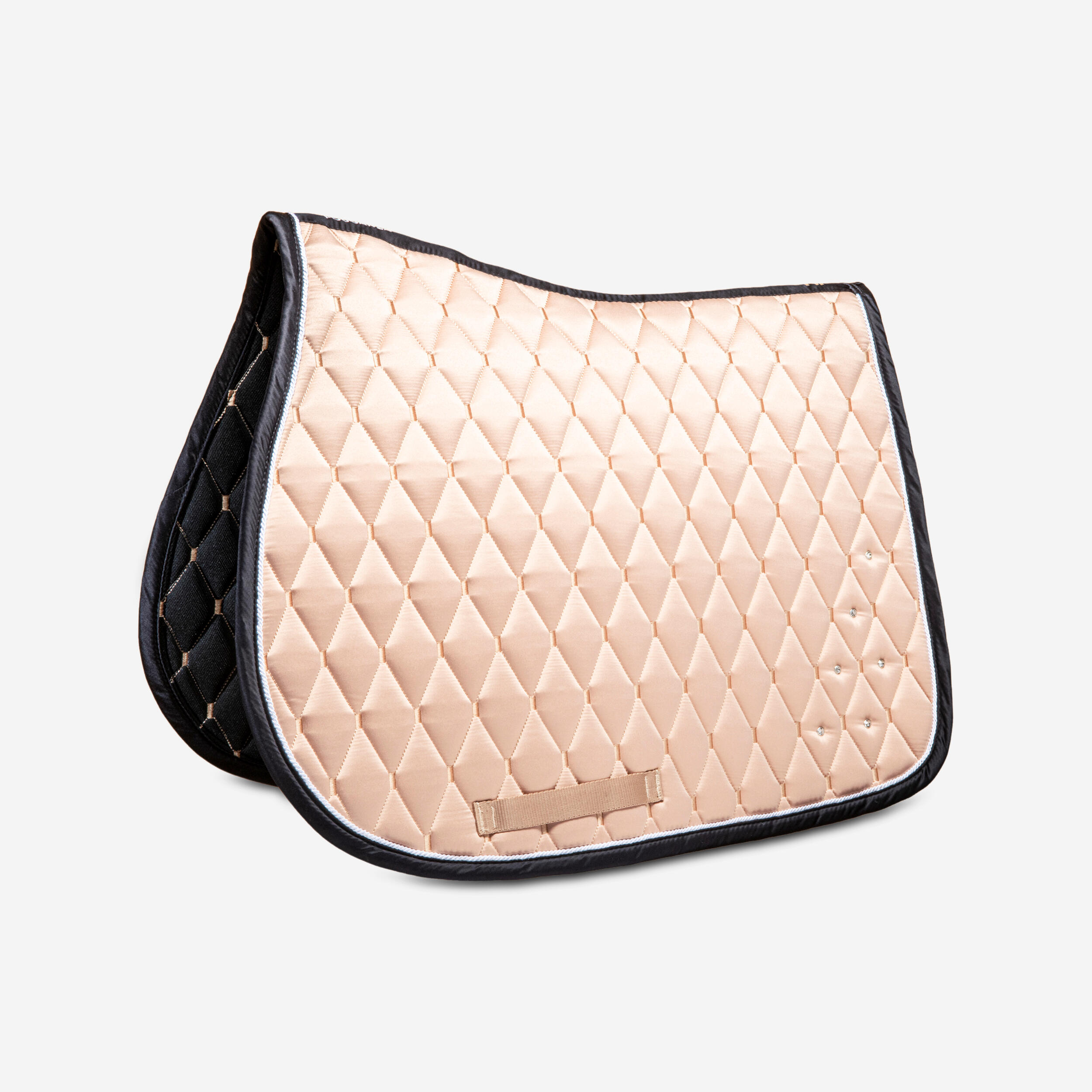 Fouganza Schabracke 500 Strass Pony/Pferd beige/nougat