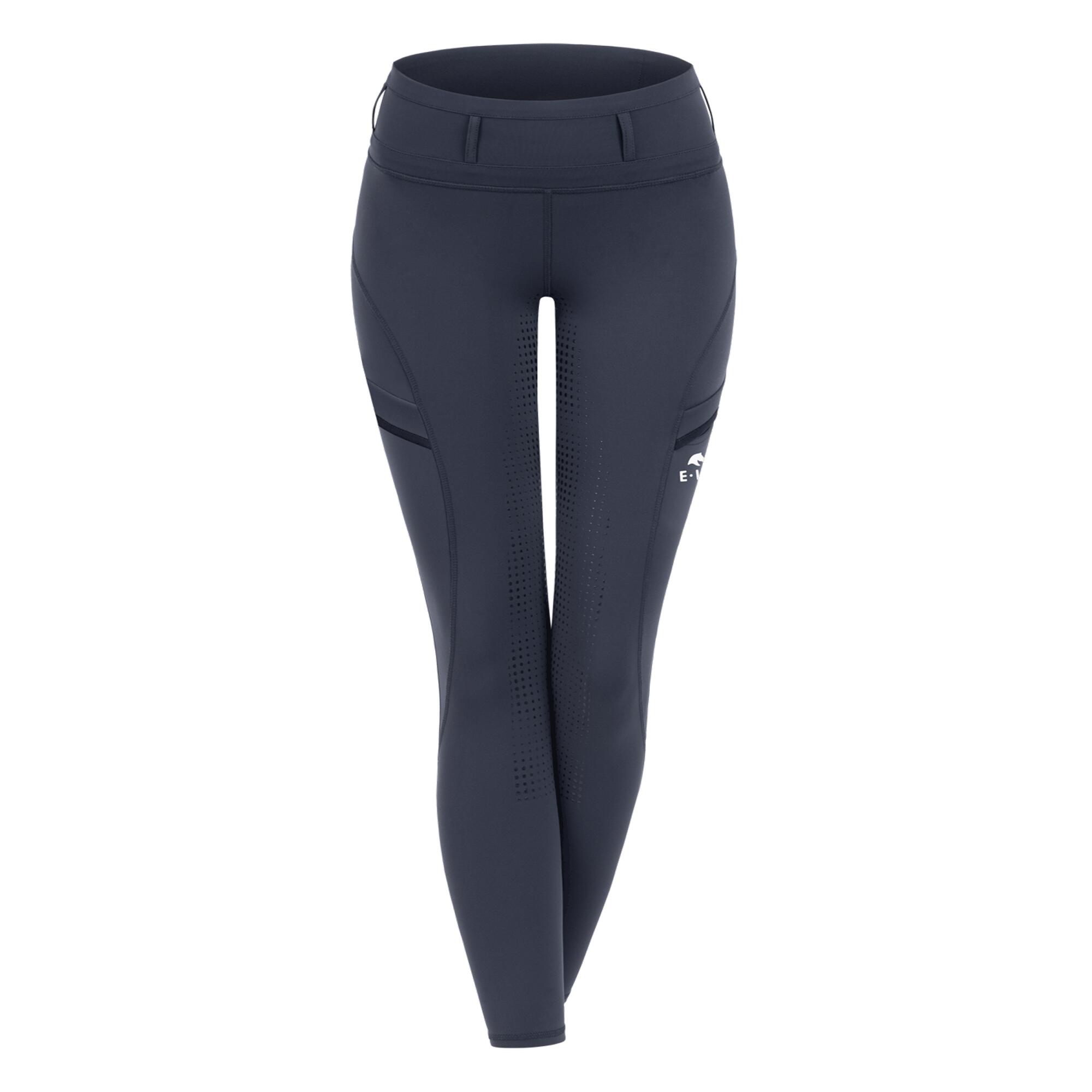 Waldhausen Reitleggings High Waist Silikonvollbesatz Damen blau