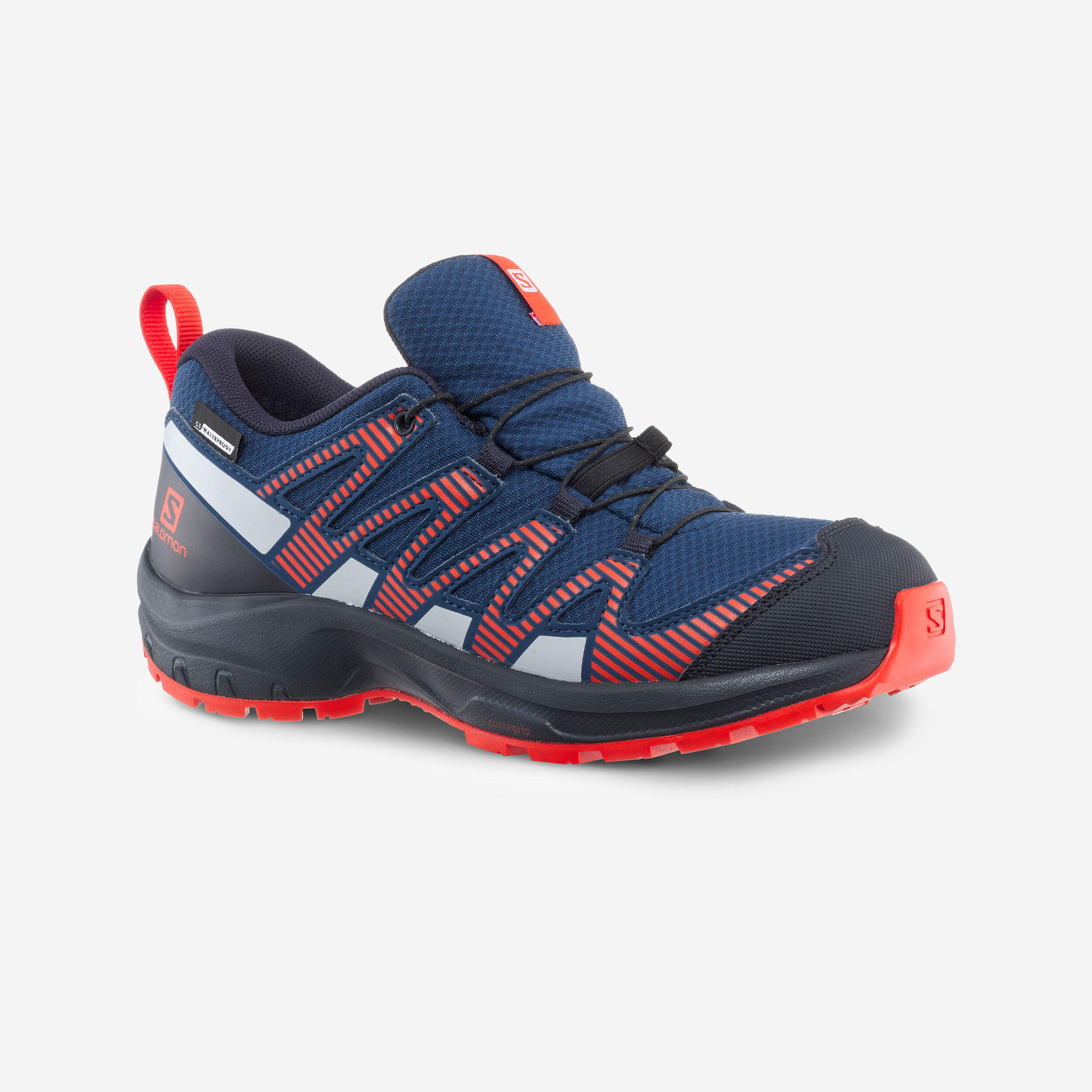 Salomon Wanderschuhe Salomon XA PRO 3D wasserdicht Kinder Gr. 31–39 blau