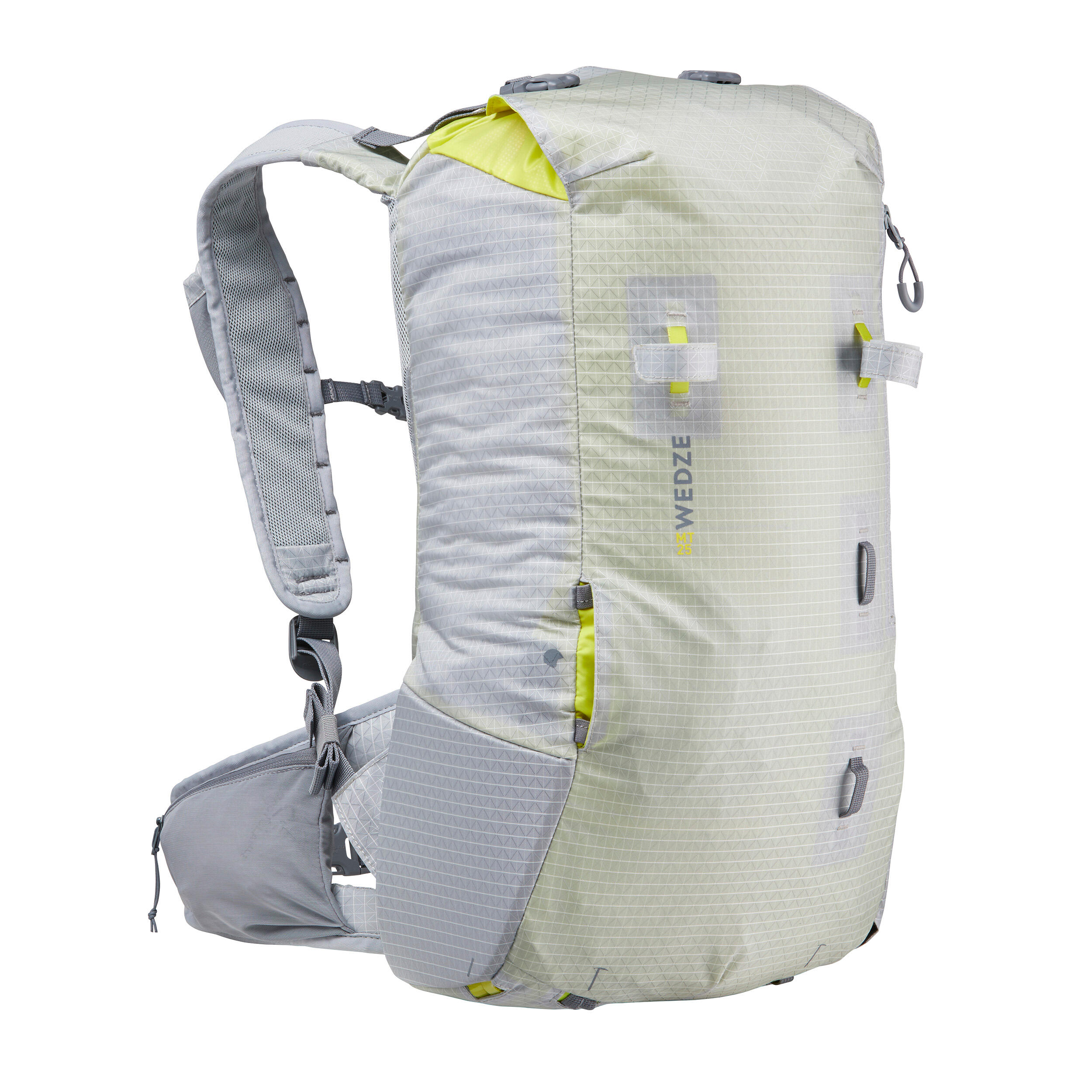 Wedze Skirucksack Tourenrucksack 25 Liter Erwachsene grau