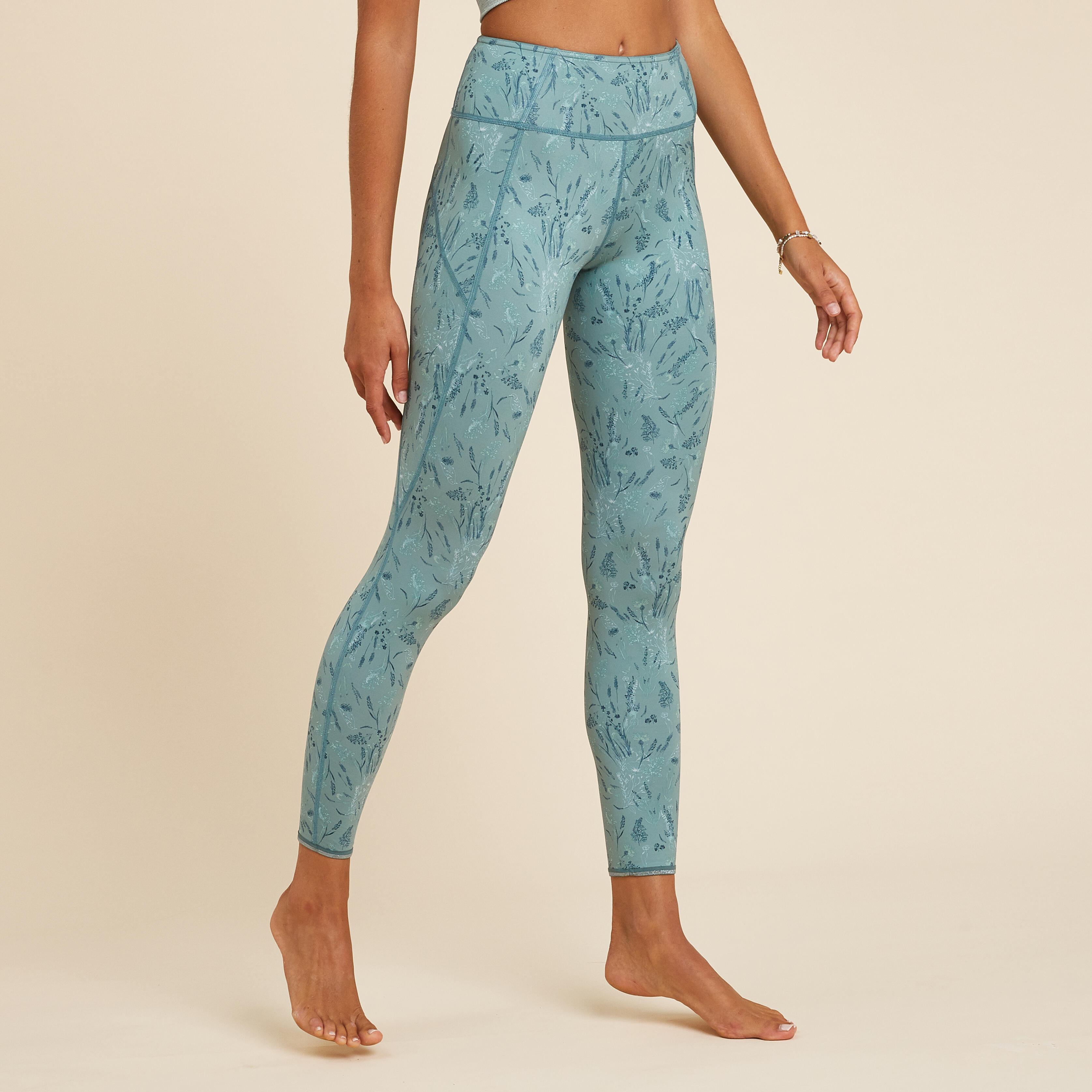 Kimjaly Leggings wendbar dynamisches Yoga Damen grün