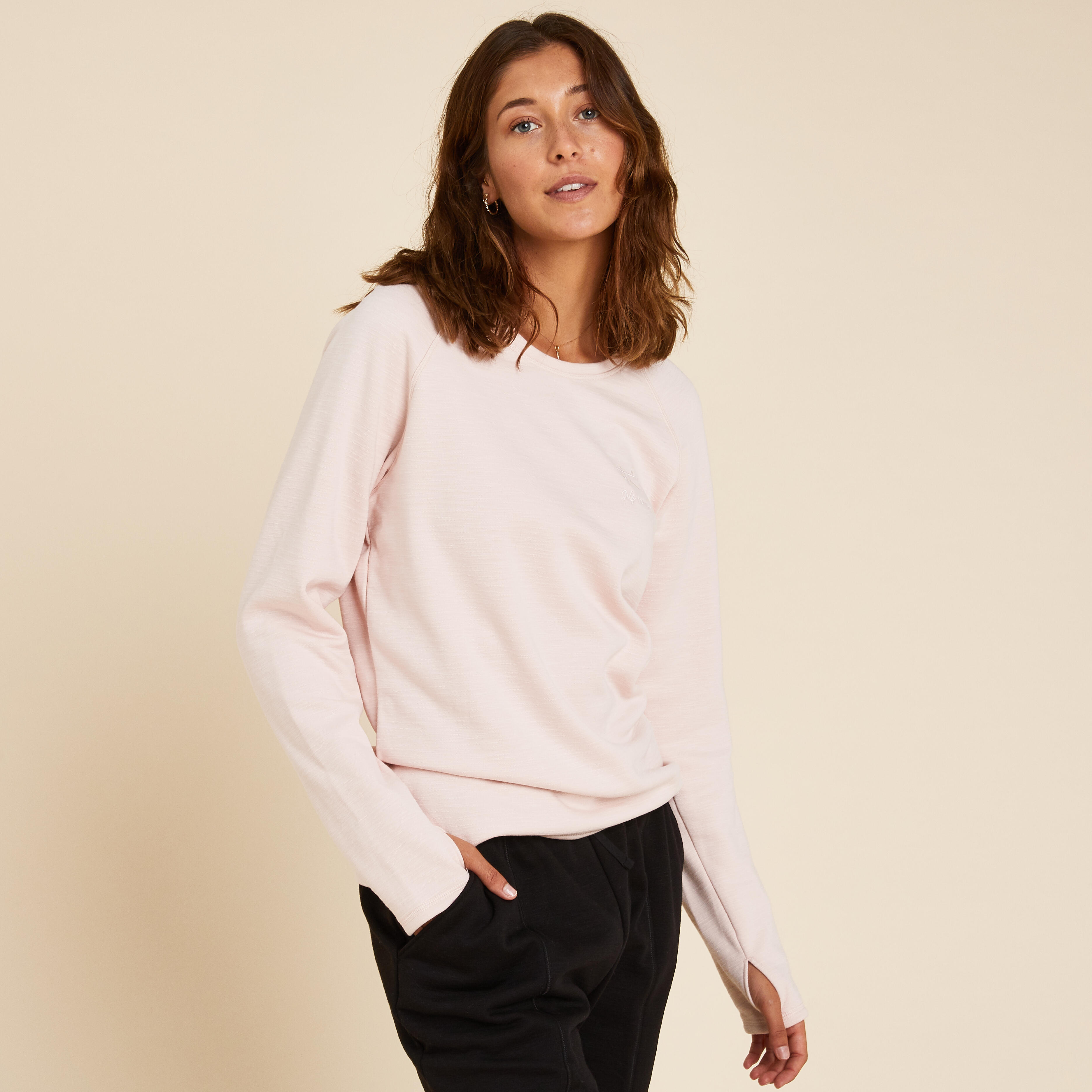 Kimjaly Yogasweatshirt Easy Damen grün