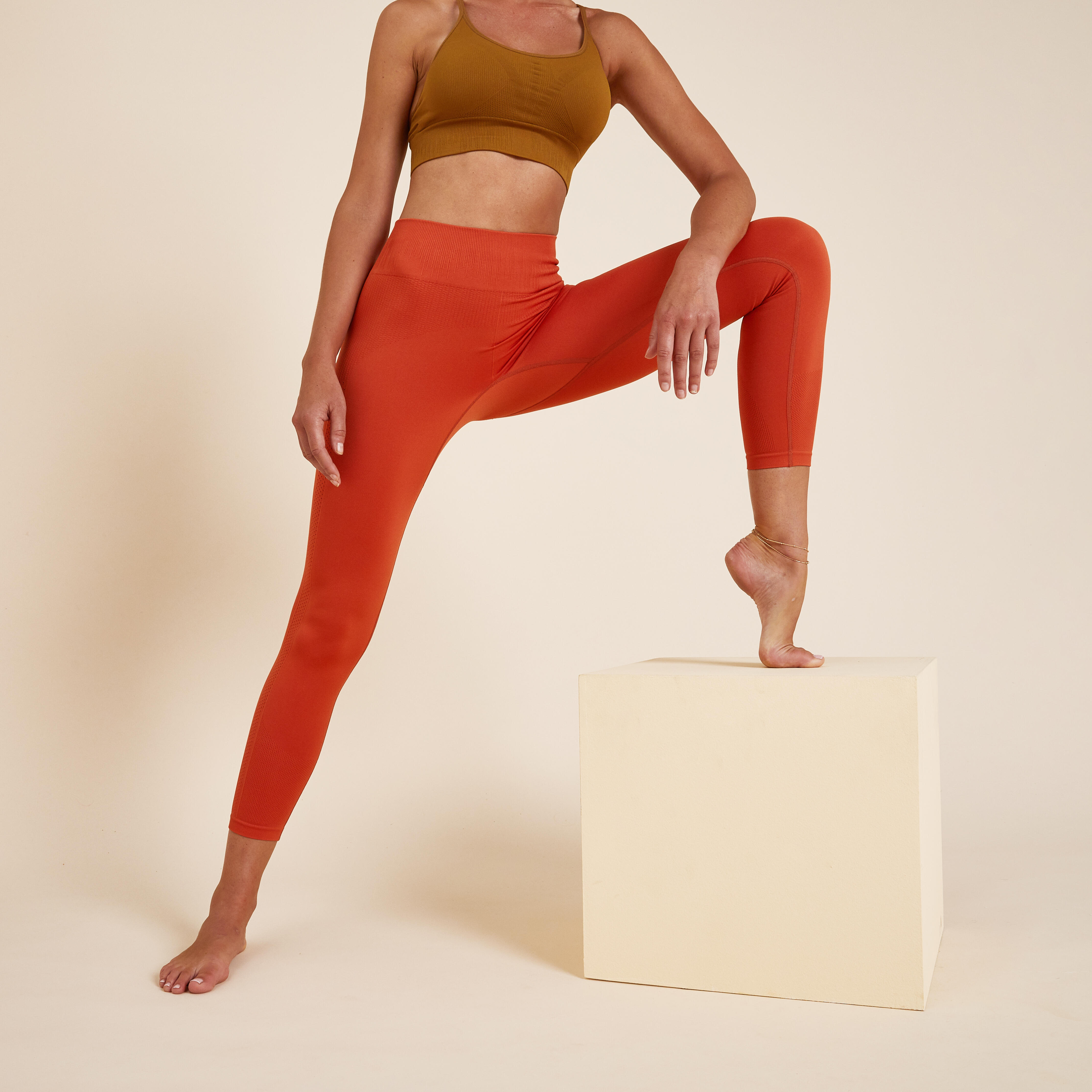 Kimjaly Leggings 7/8 Hot Yoga Damen schwarz