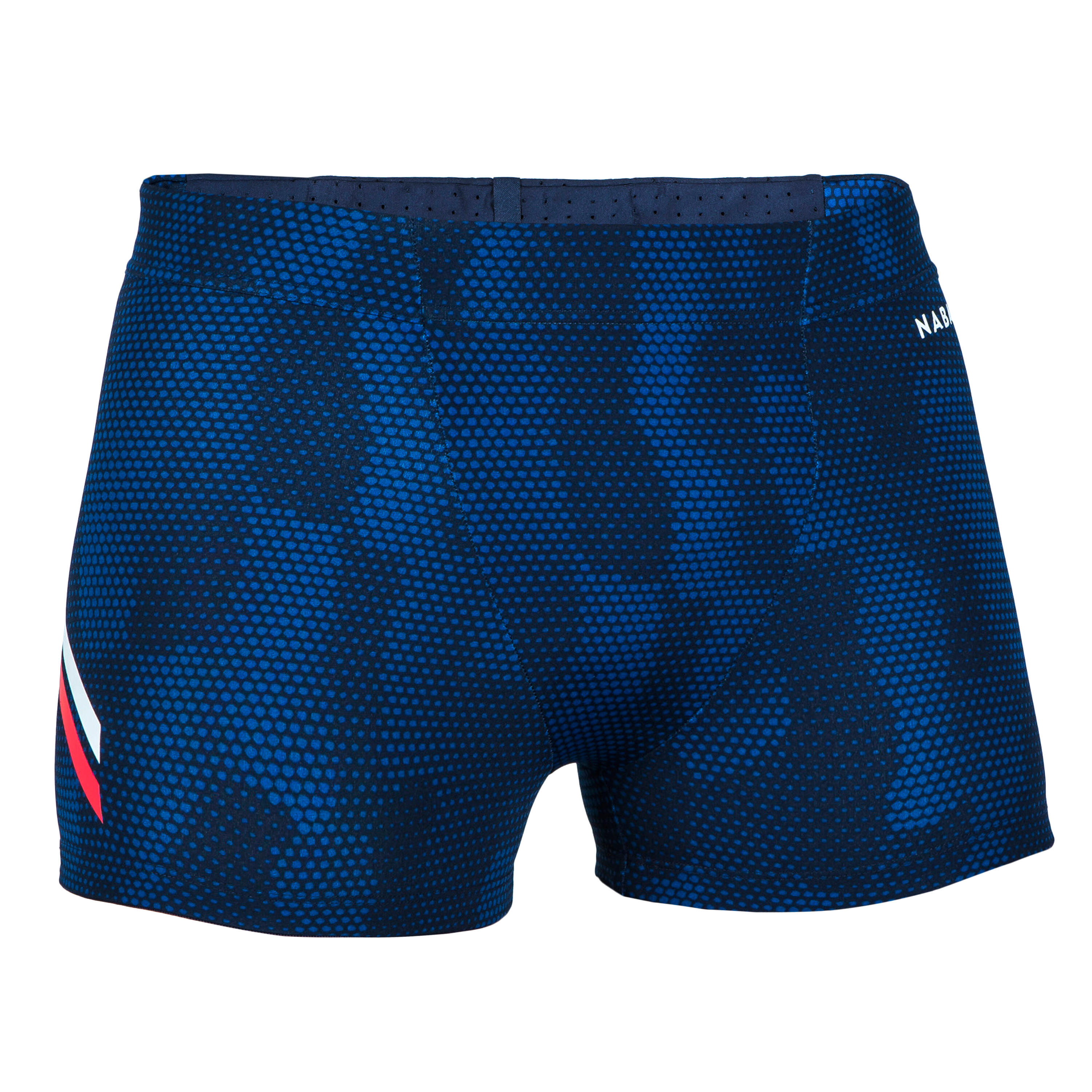 Nabaiji Badehose Boxer Fiti Herren blau/weiß/rot