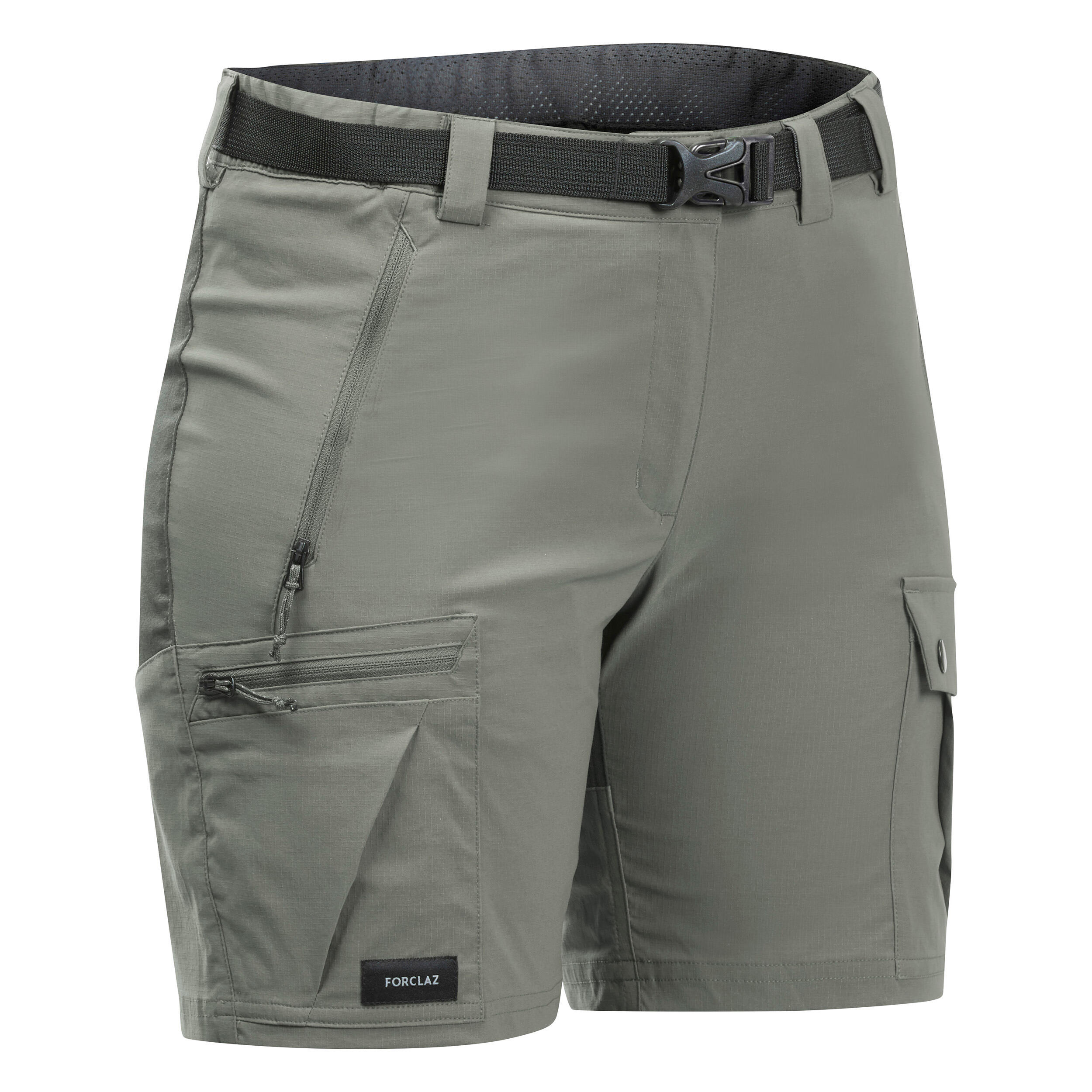 Forclaz Trekkingshorts Bergtrekking MT500 Damen khaki