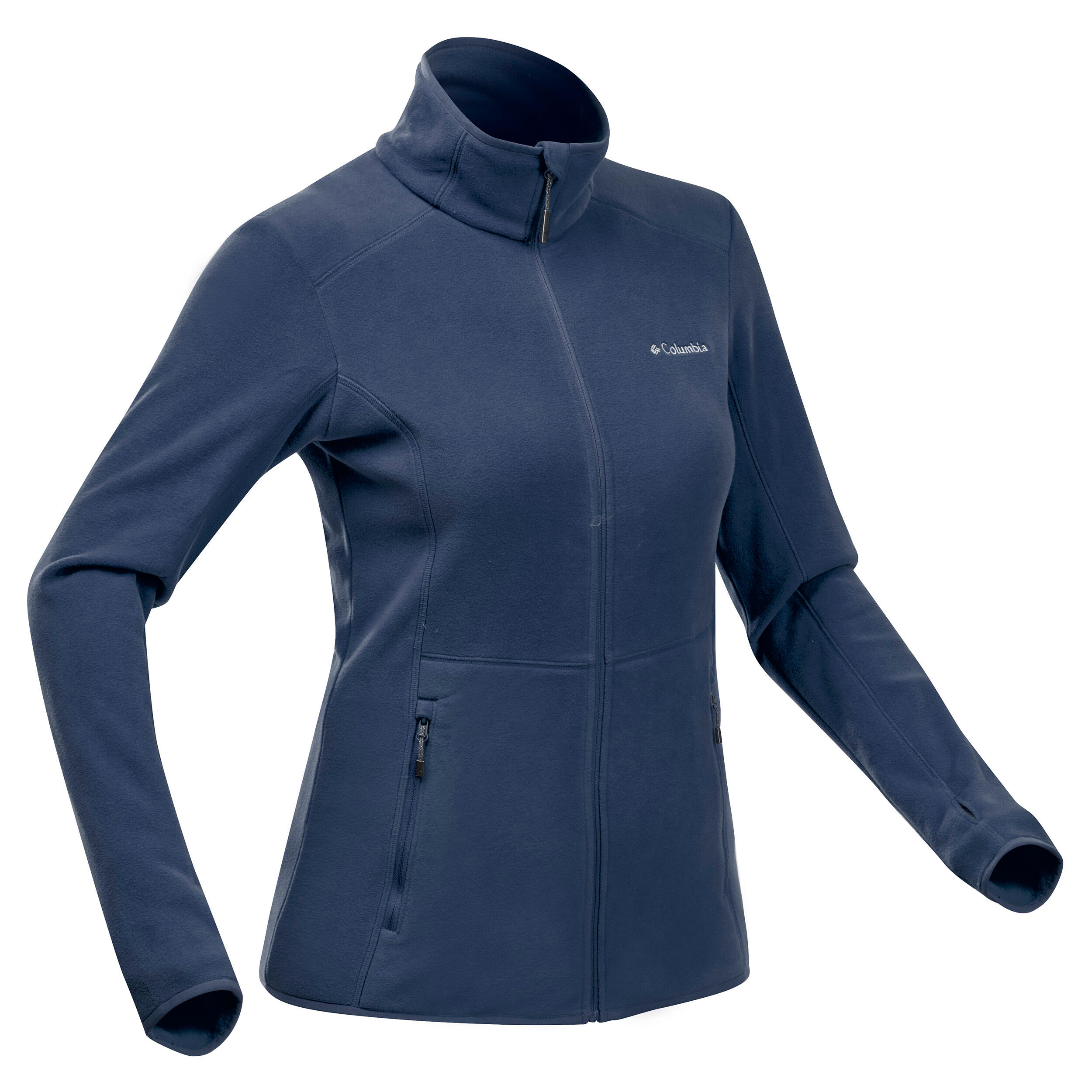 Columbia Fleecejacke Bergwandern Damen blau