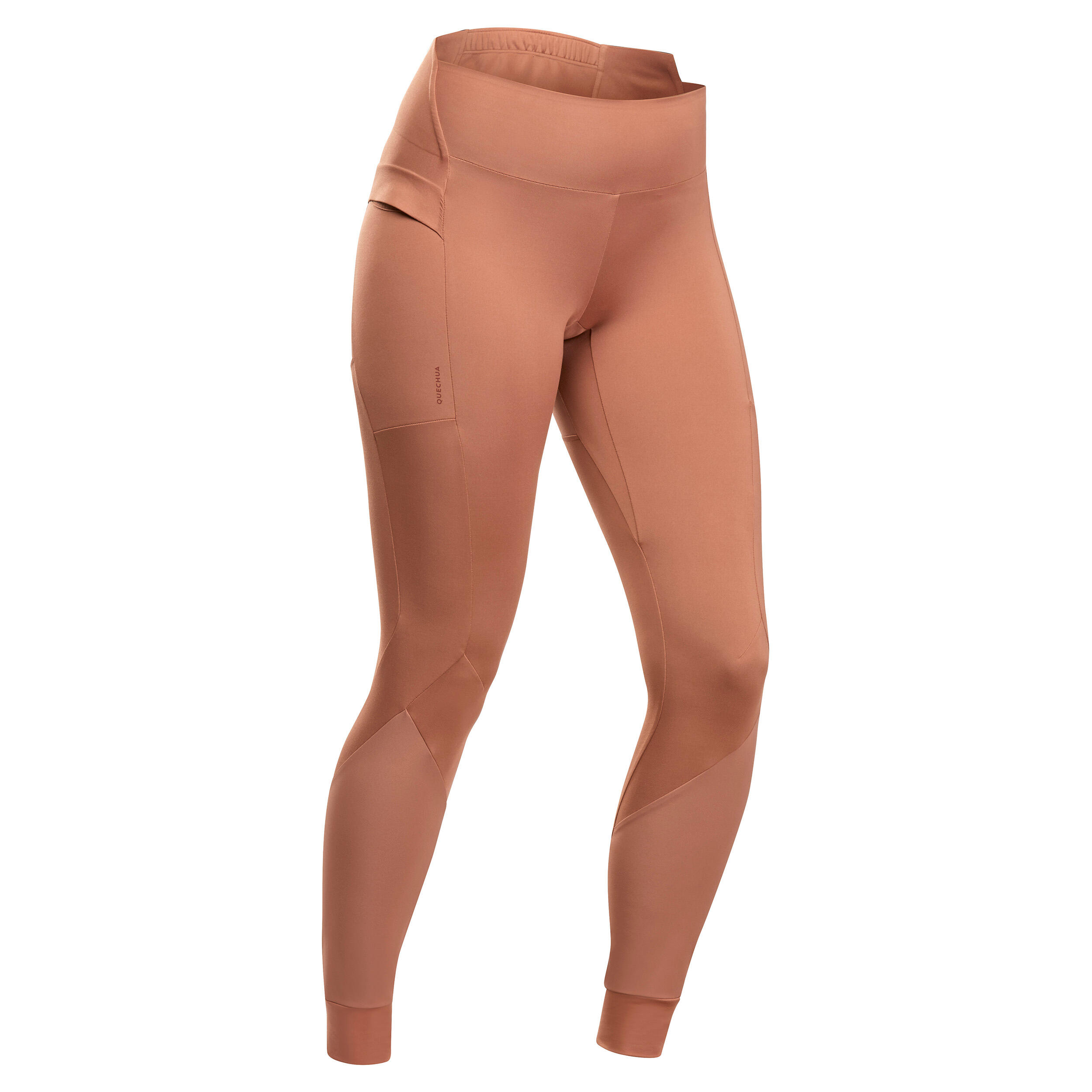Quechua Leggings Bergwandern MH500 Damen rostrot