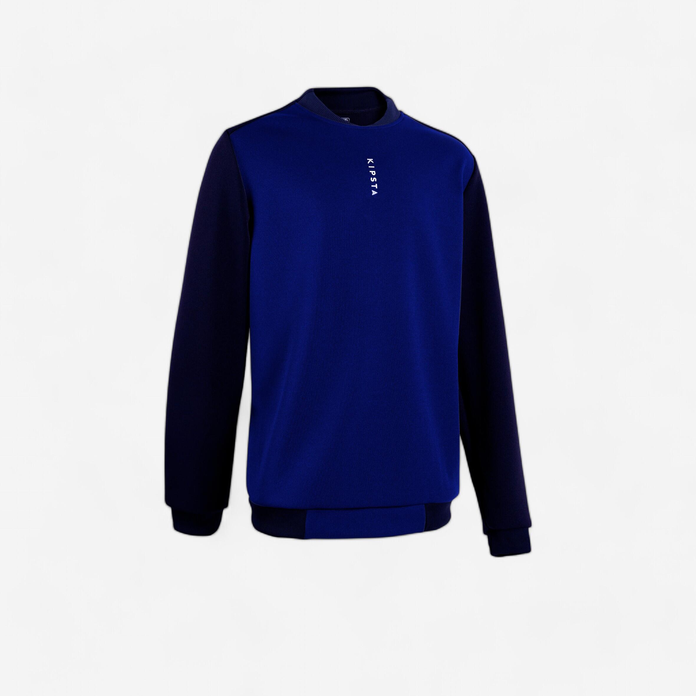 Kipsta Sweatshirt Fußball T100 Kinder schwarz