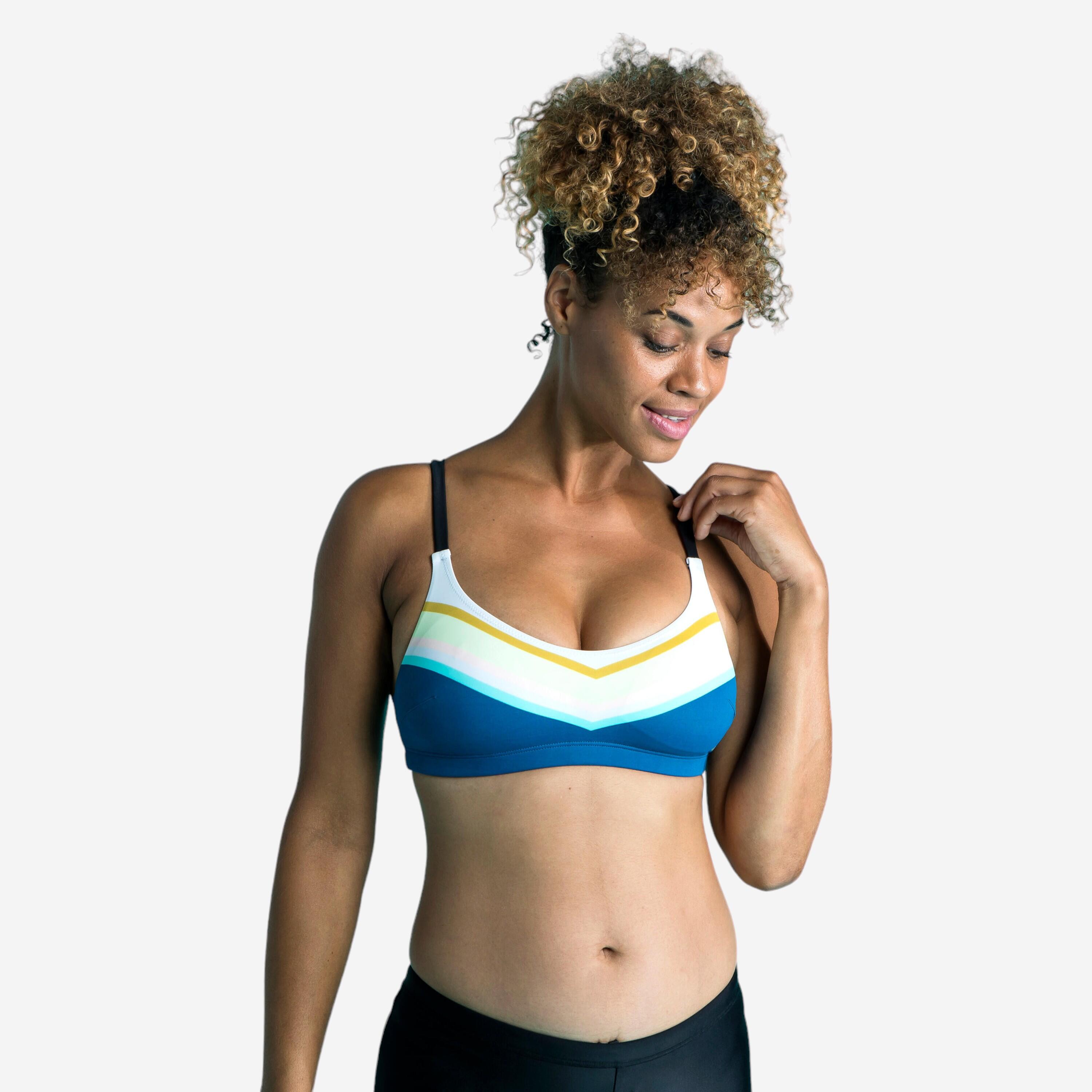 Nabaiji Sportbikini Oberteil Riana Way Damen blau