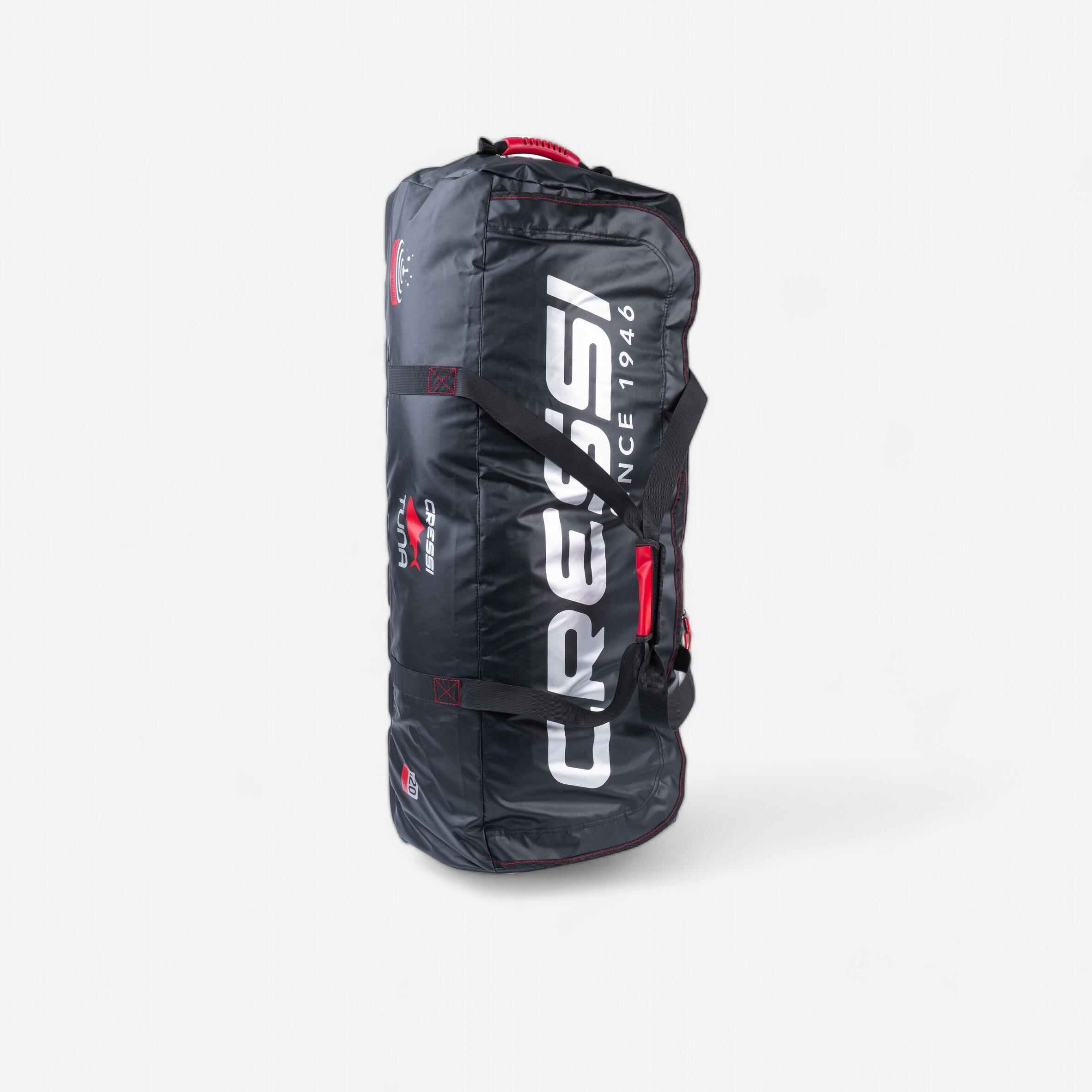 Cressi Tauchtasche Reisetasche mit Rollen TUNA 120 Liter schwarz