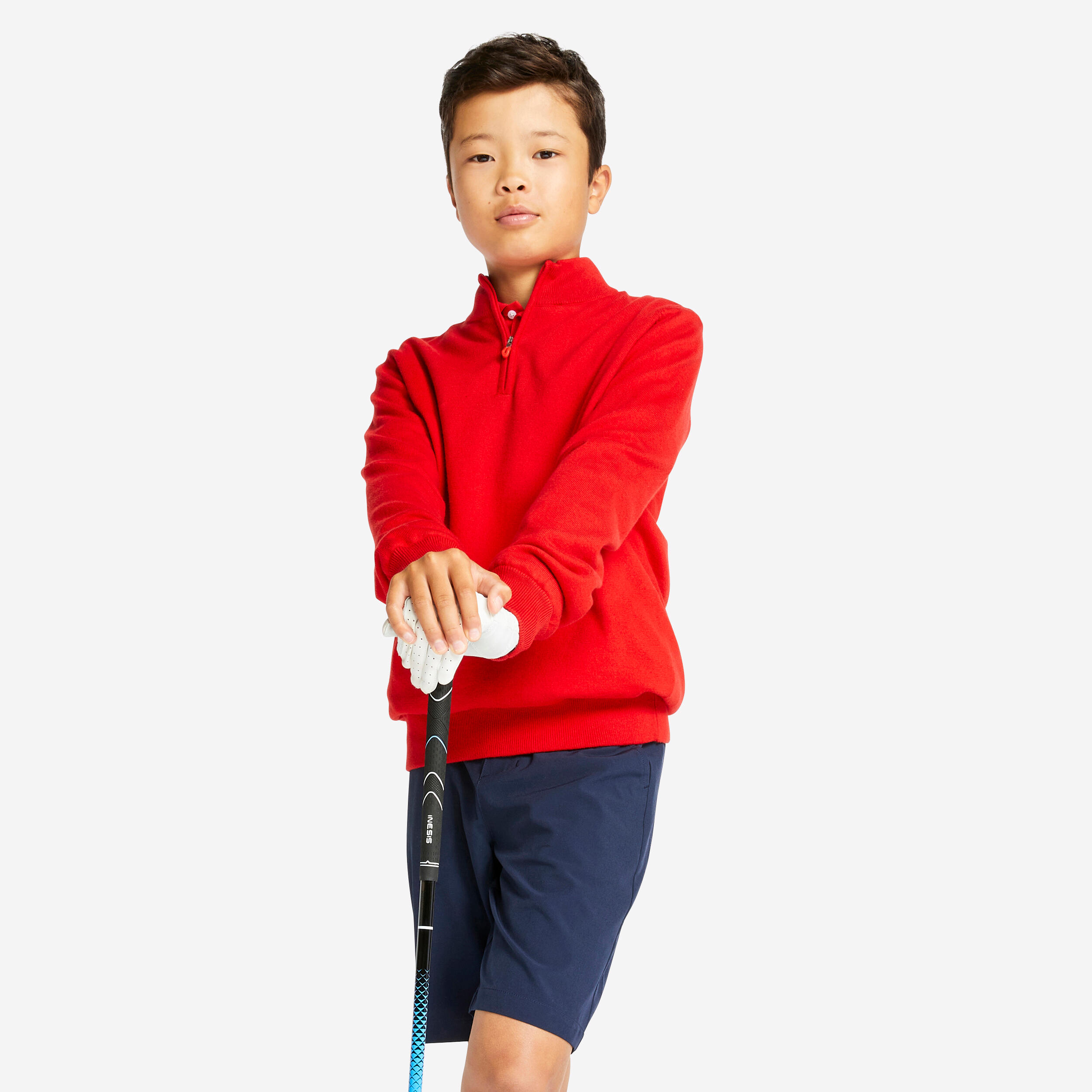 Inesis Golf Pullover Windbreaker MW500 Kinder rosa
