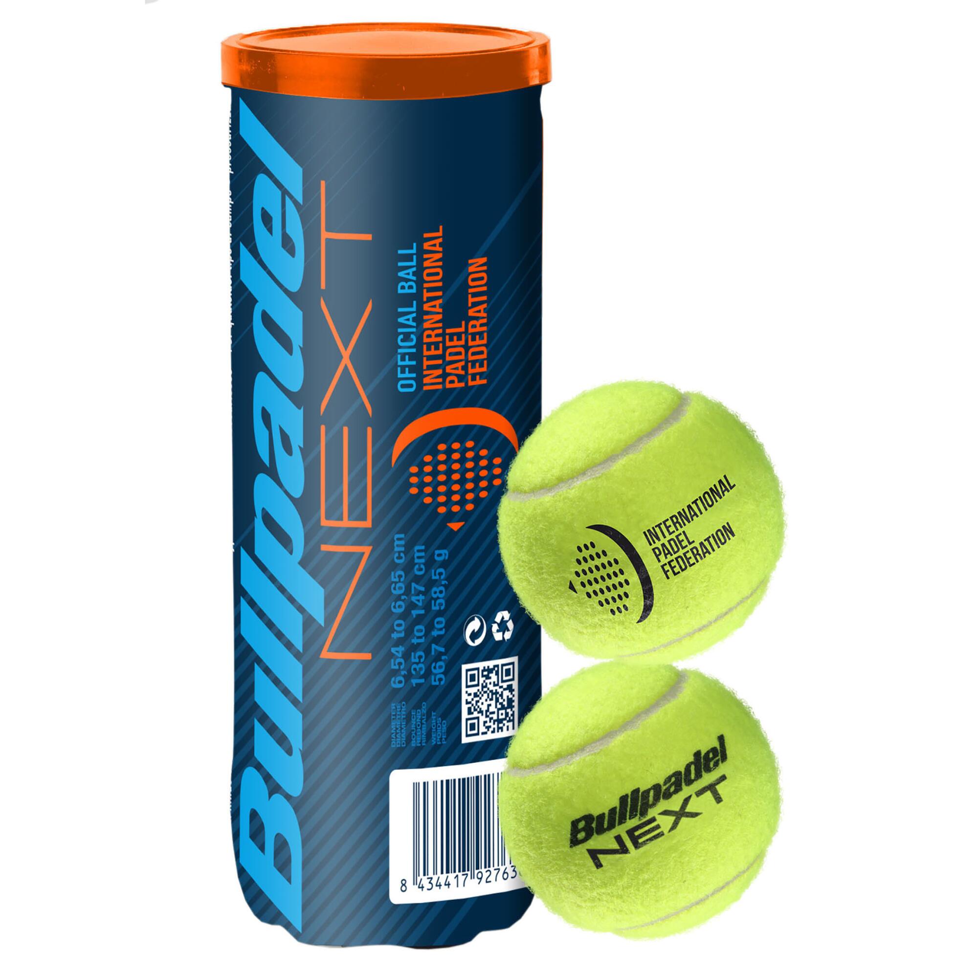 Bull Padel Padelbälle Bullpadel Next ×3