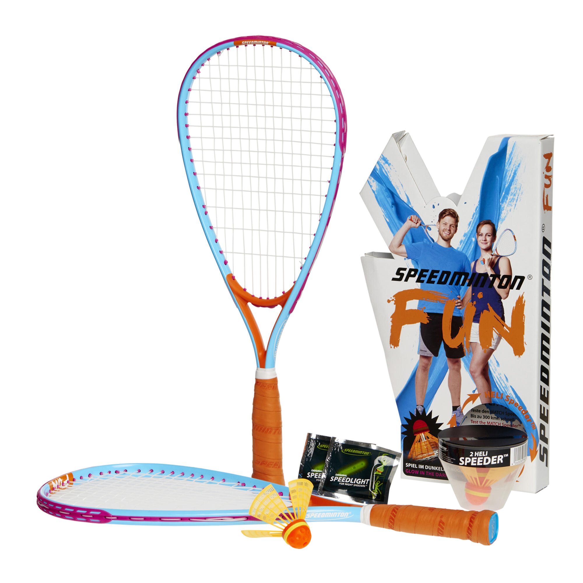 Speedminton Schlägerset Crossminton Fun Set Mesh