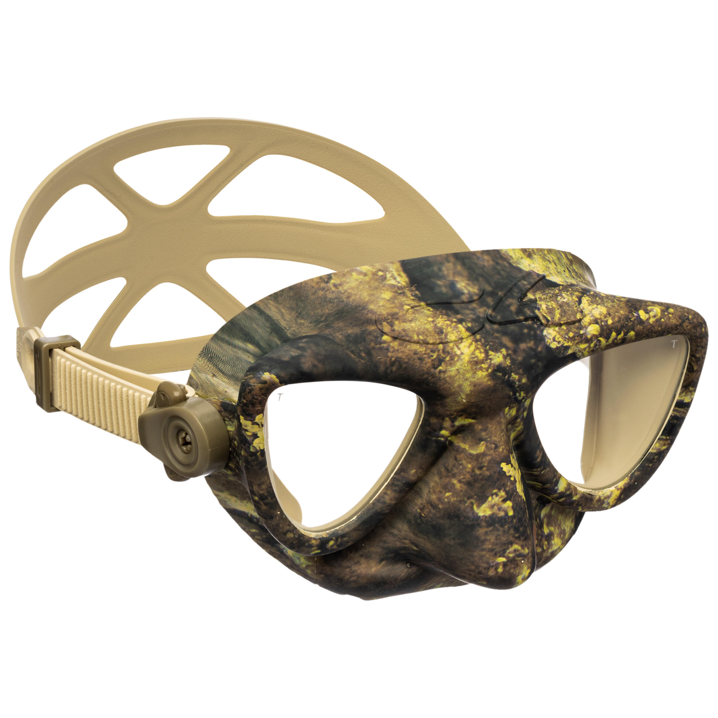 C4 Carbon Tauchmaske Freediving Damen/Herren C4 Carbon Plasma camouflage