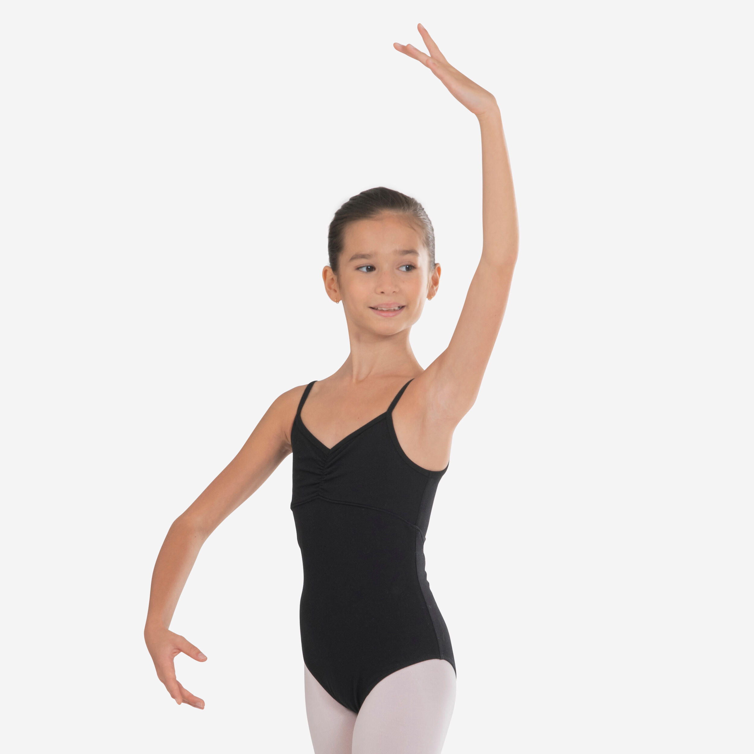 Starever Tanzbody Ballett schmale Träger Mädchen schwarz