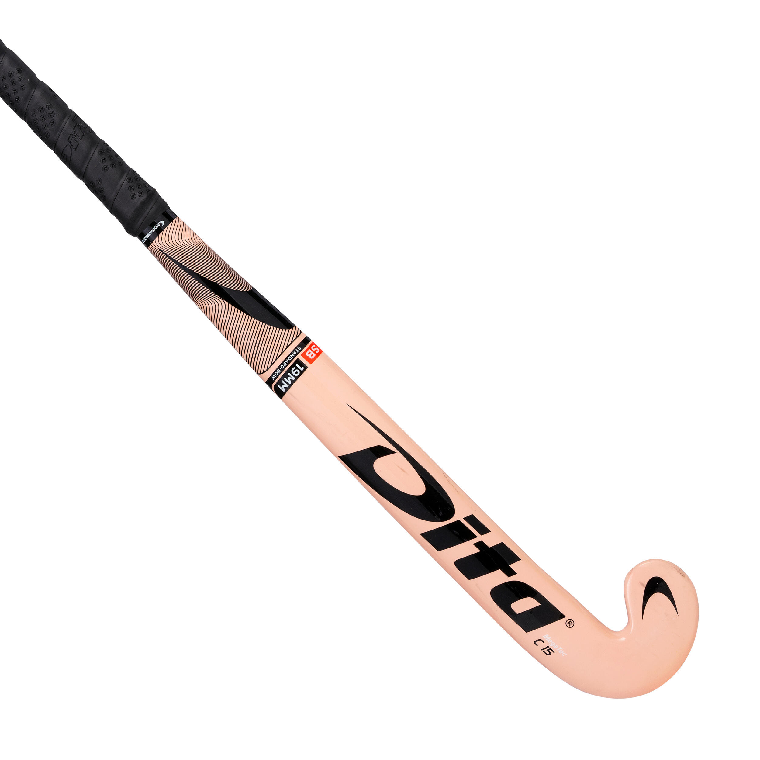 Dita Hallenhockeyschläger Kinder Einsteiger Holz Megatec rosa/schwarz