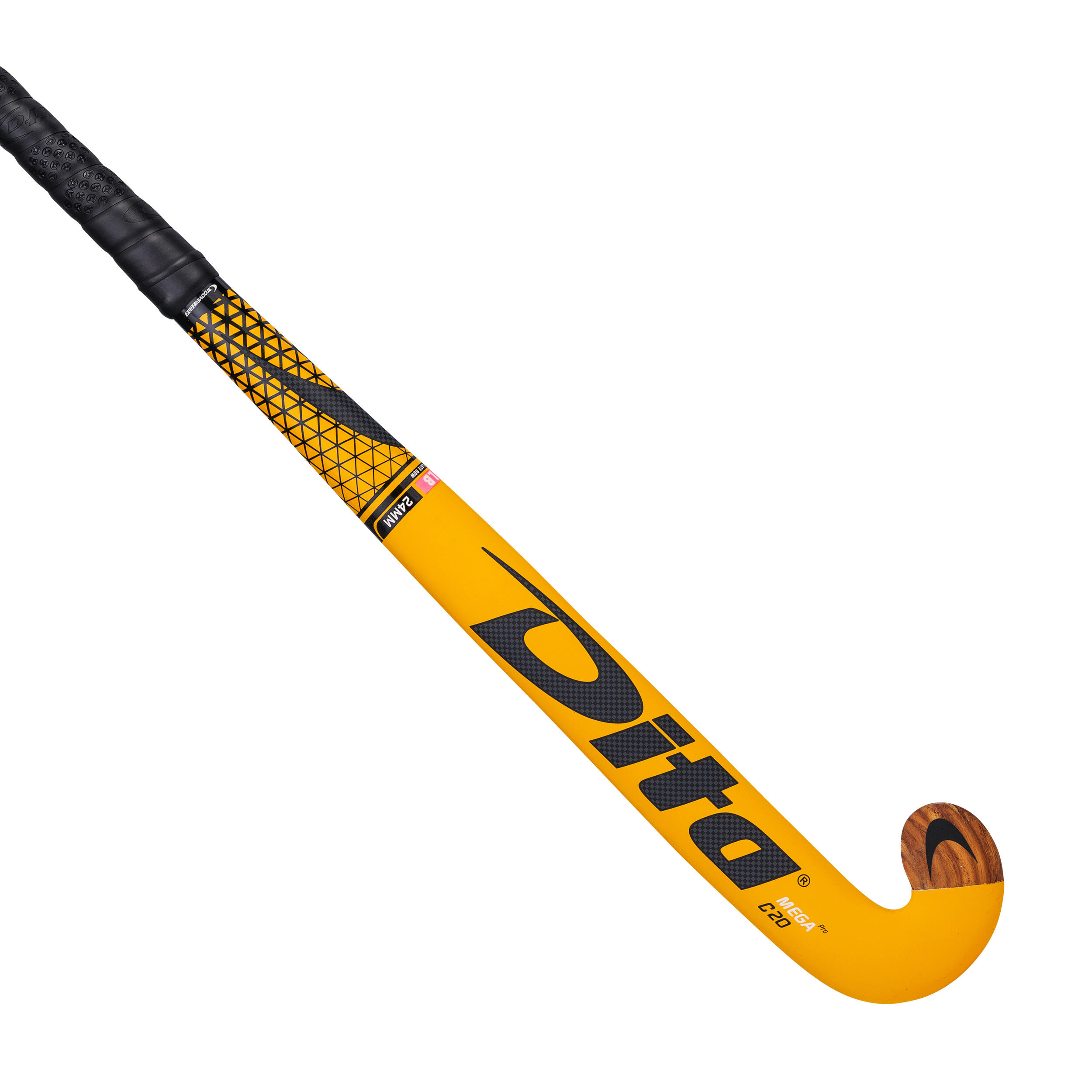 Dita Hallenhockeyschläger MegaproC20 Fortgeschrittene LB Holz/20% Carbon Damen/Herren