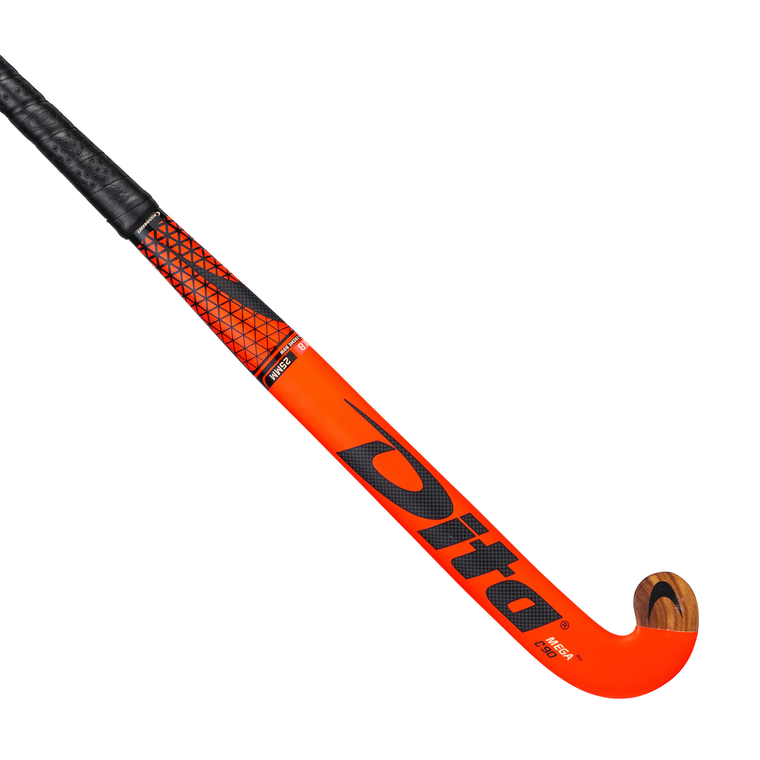 Dita Hallenhockeyschläger Damen/Herren Experten XLB Holz/90% Carbon MegaproC90 orange