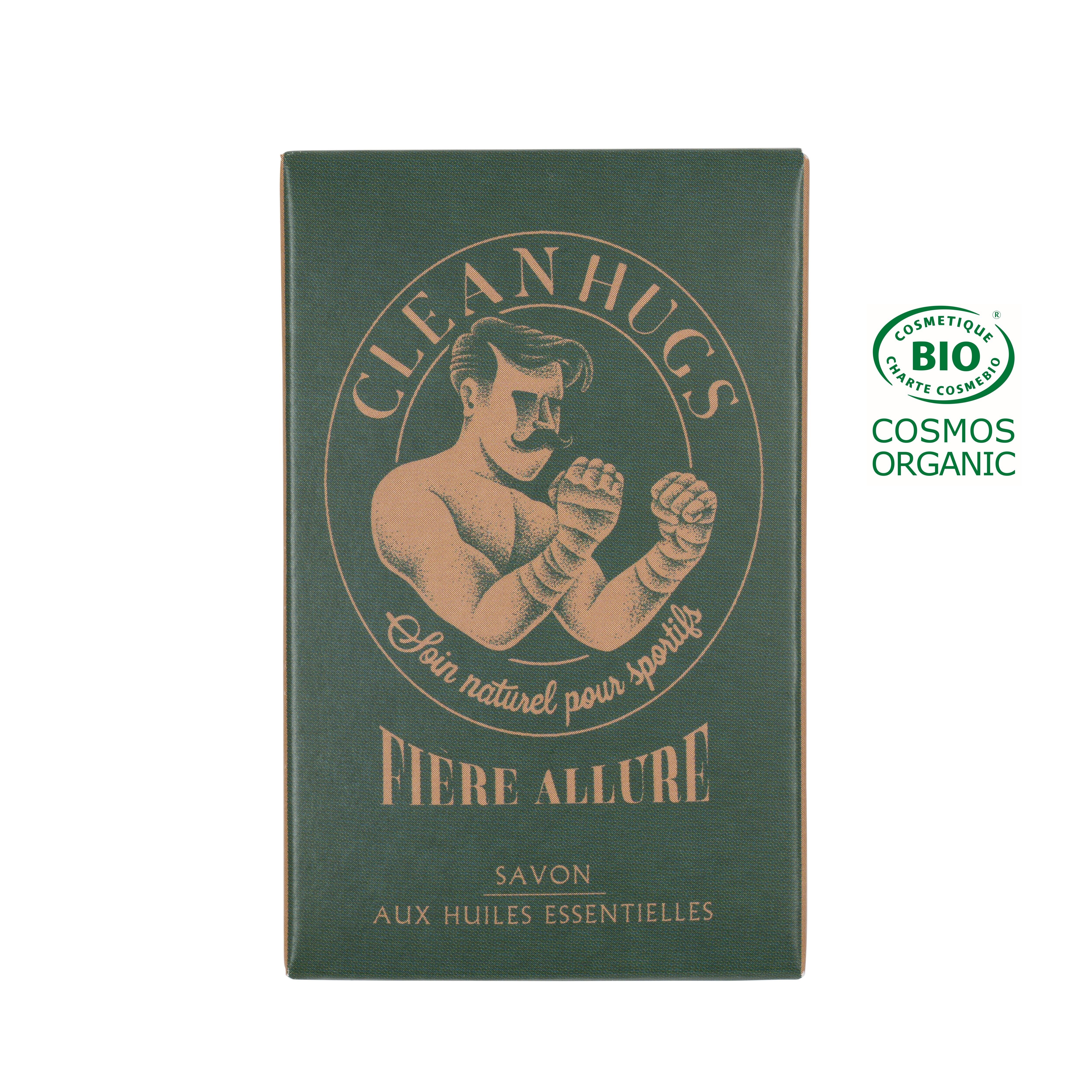 Clean Hugs Bioseife Fière Allure mit ätherischen Ölen der Zitrone und Pfefferminze