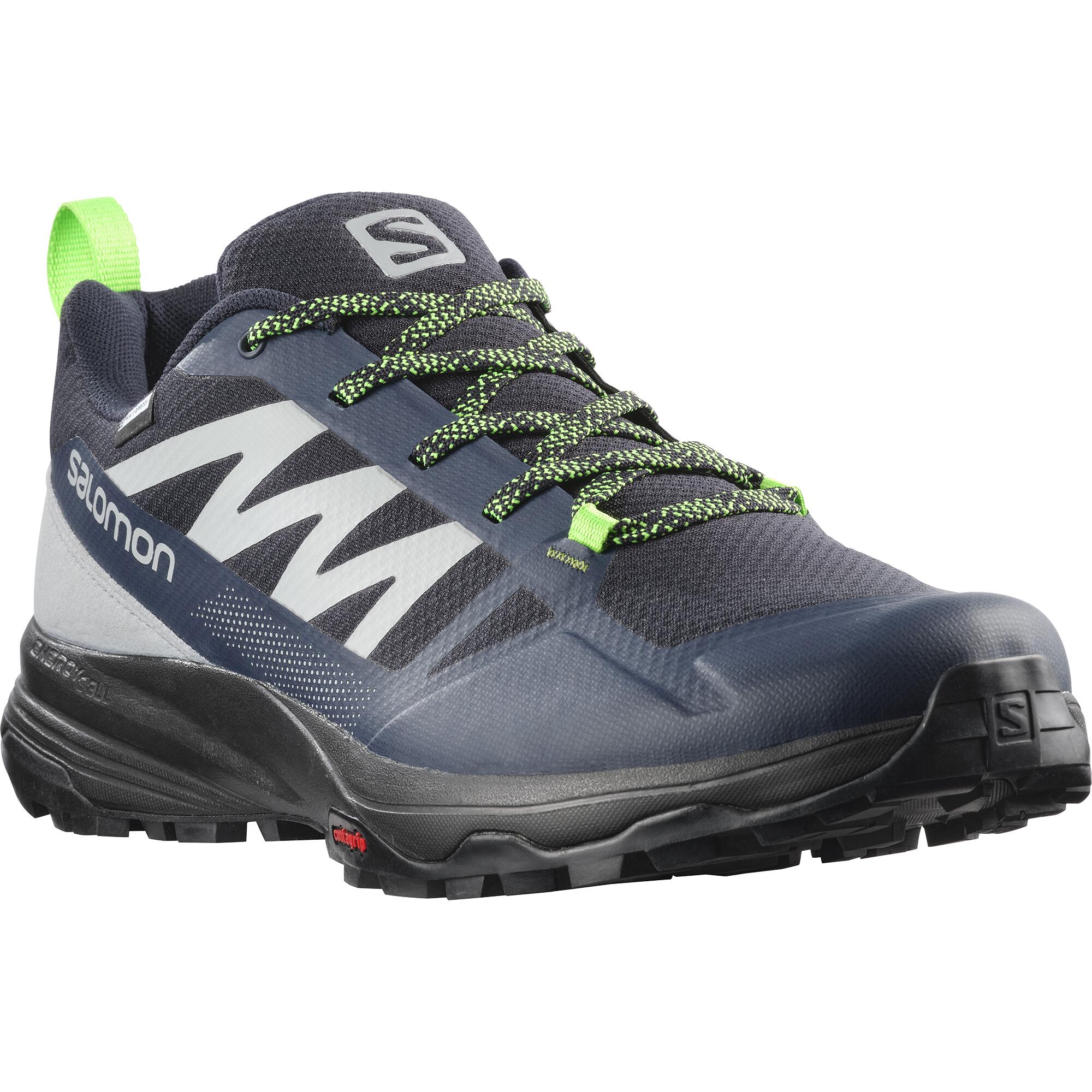 Salomon Wanderschuhe Bergwandern Salomon Saliba niedrig wasserdicht Herren schwarz/blau